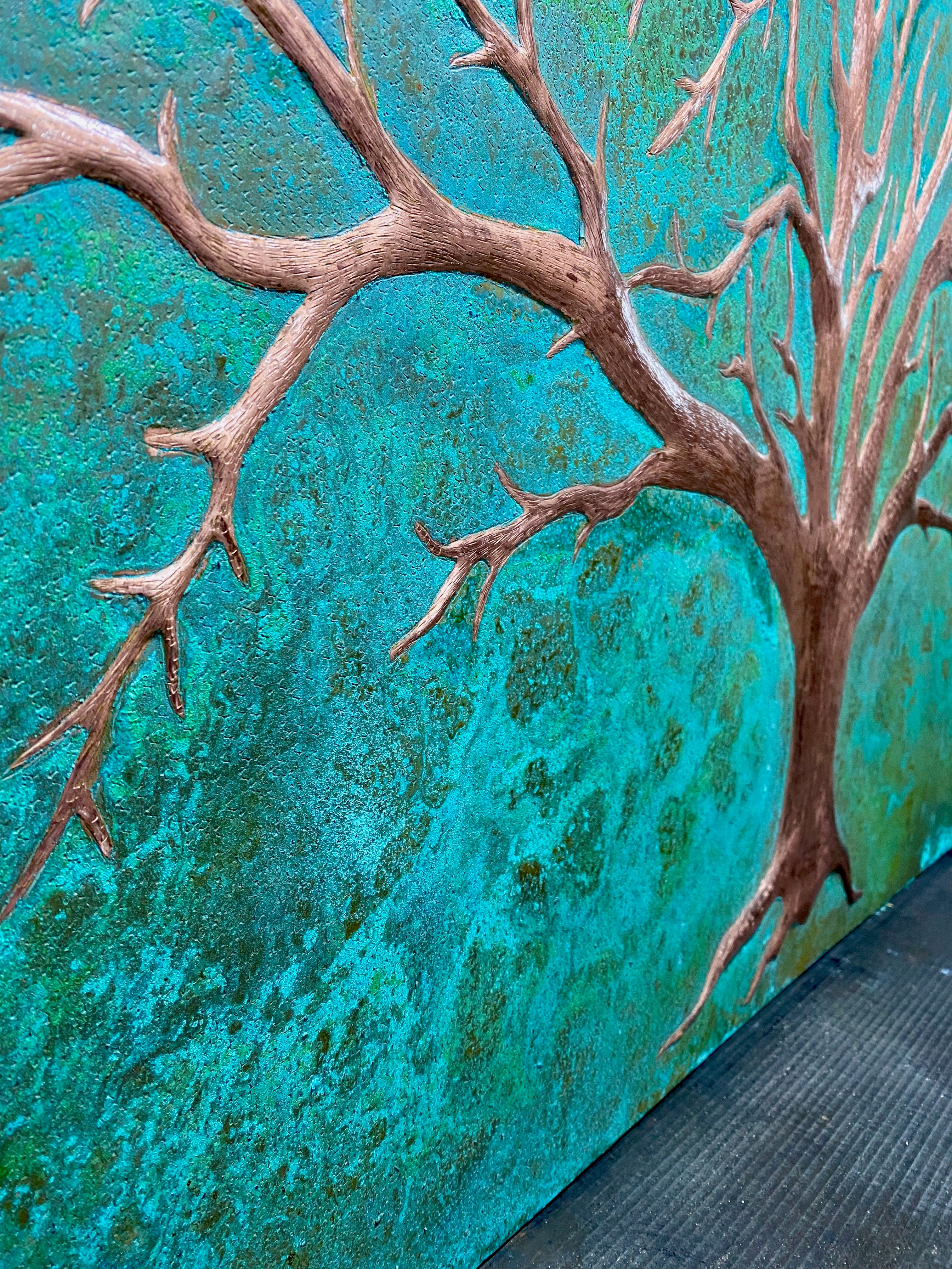 Ancient Tree Copper Backsplash