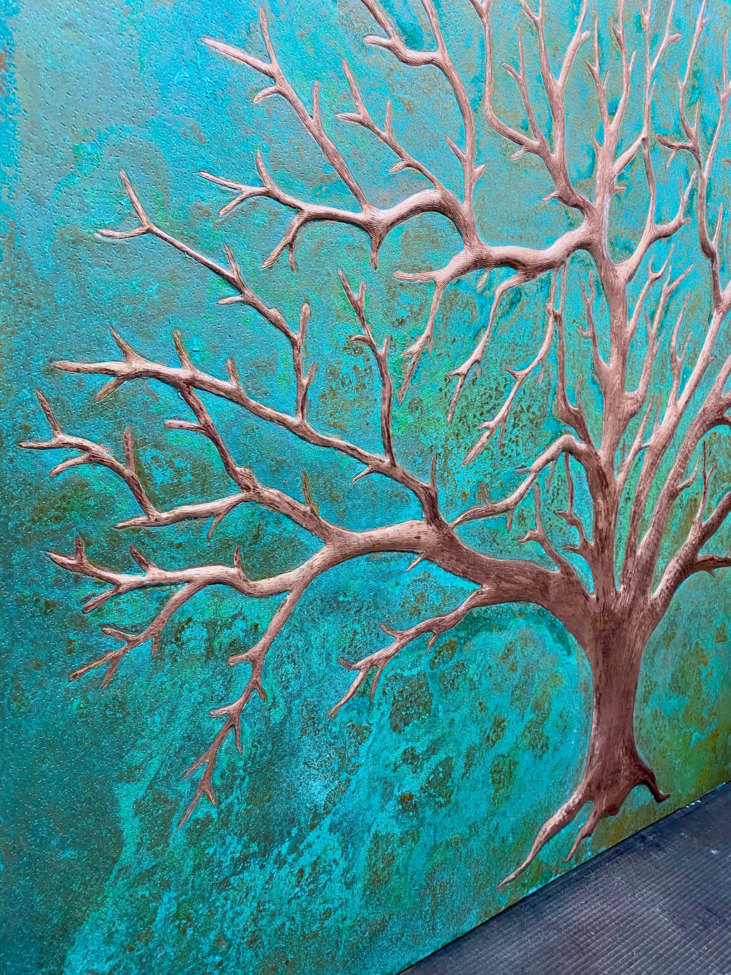 Ancient Tree Copper Backsplash