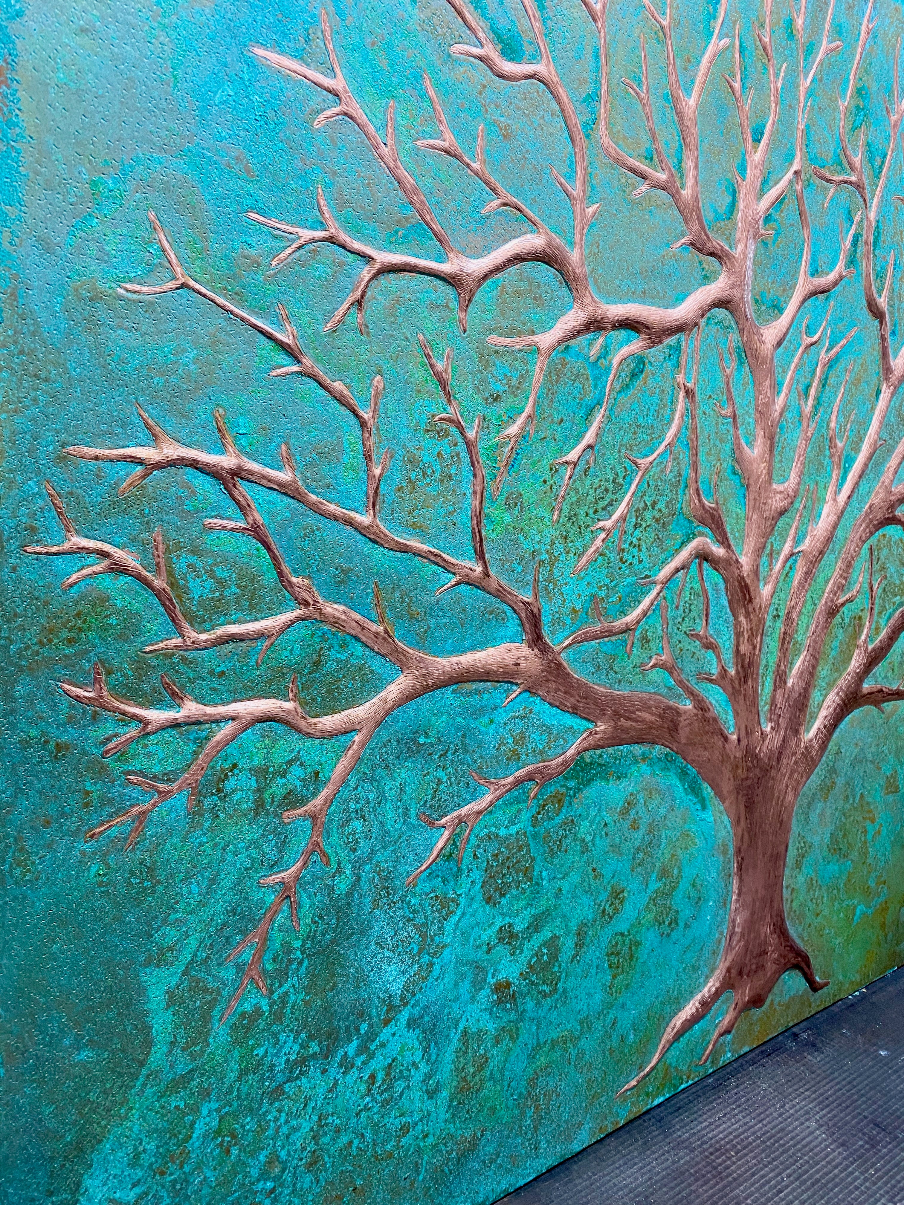 Ancient Tree Copper Backsplash