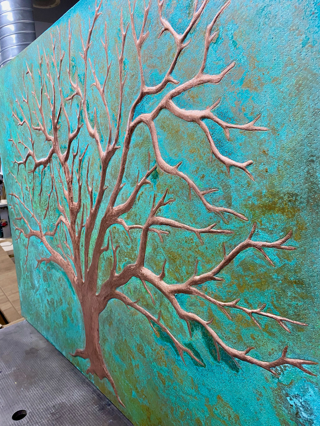 Ancient Tree Copper Backsplash