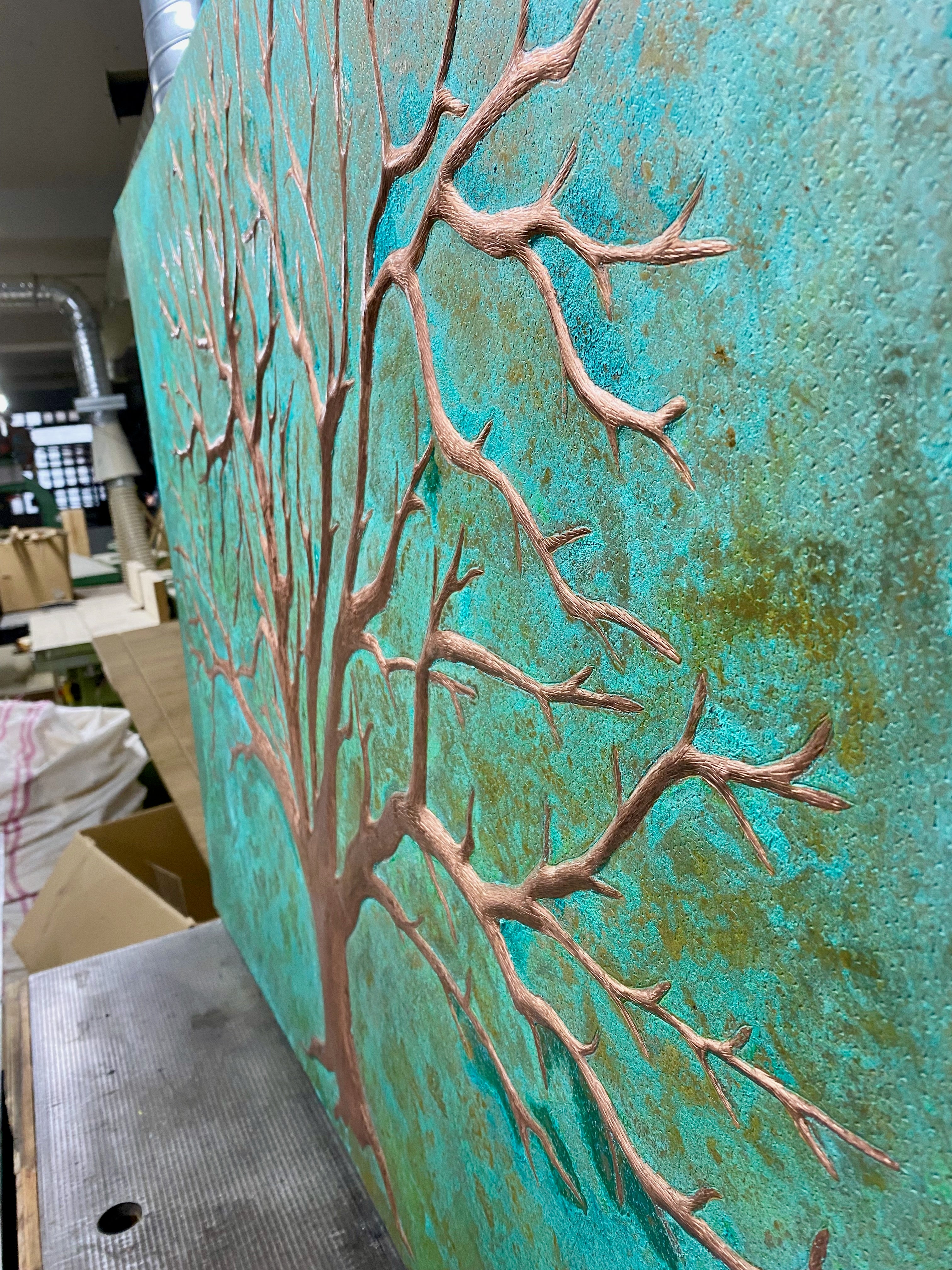 Ancient Tree Copper Backsplash