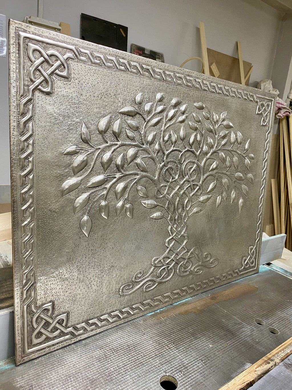 Celtic Tree of Life Copper Backsplash
