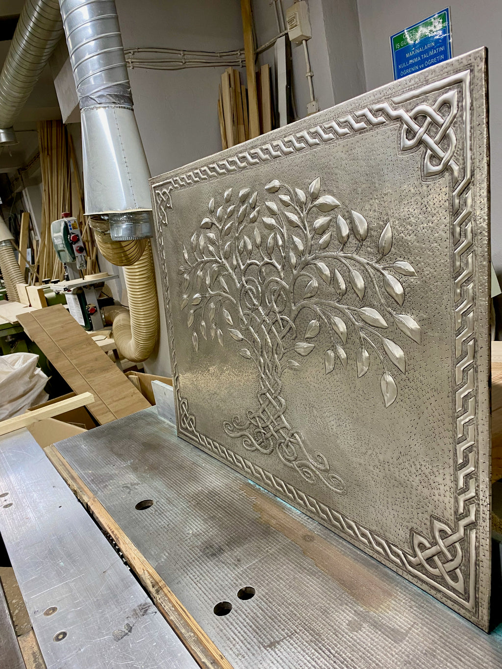 Celtic Tree of Life Copper Backsplash