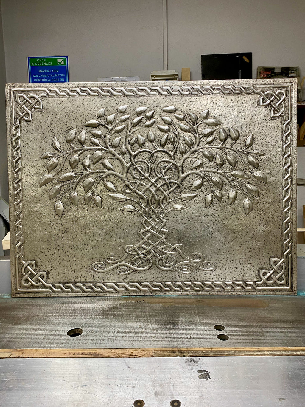 Celtic Tree of Life Copper Backsplash