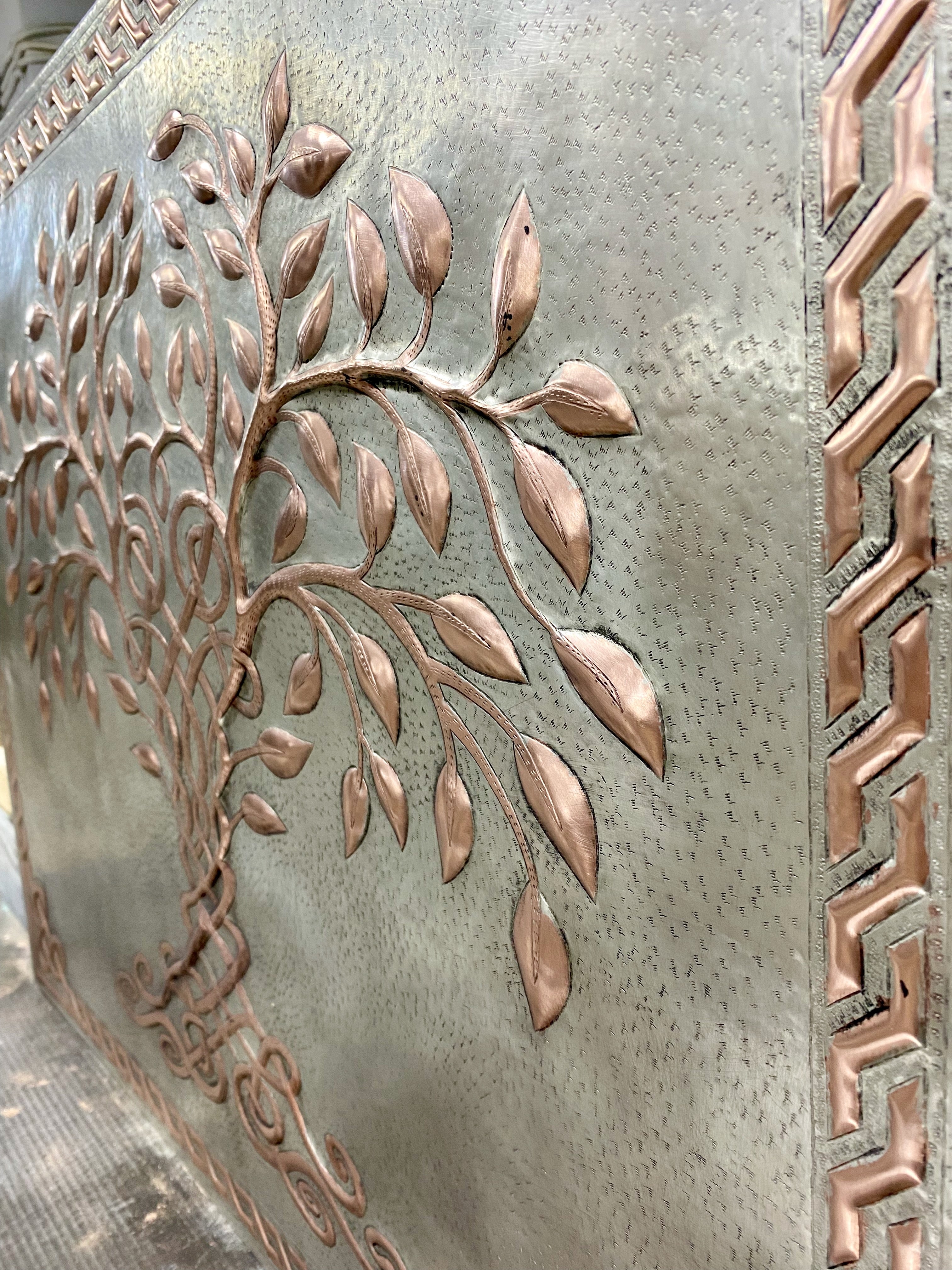 Celtic Tree of Life Copper Backsplash