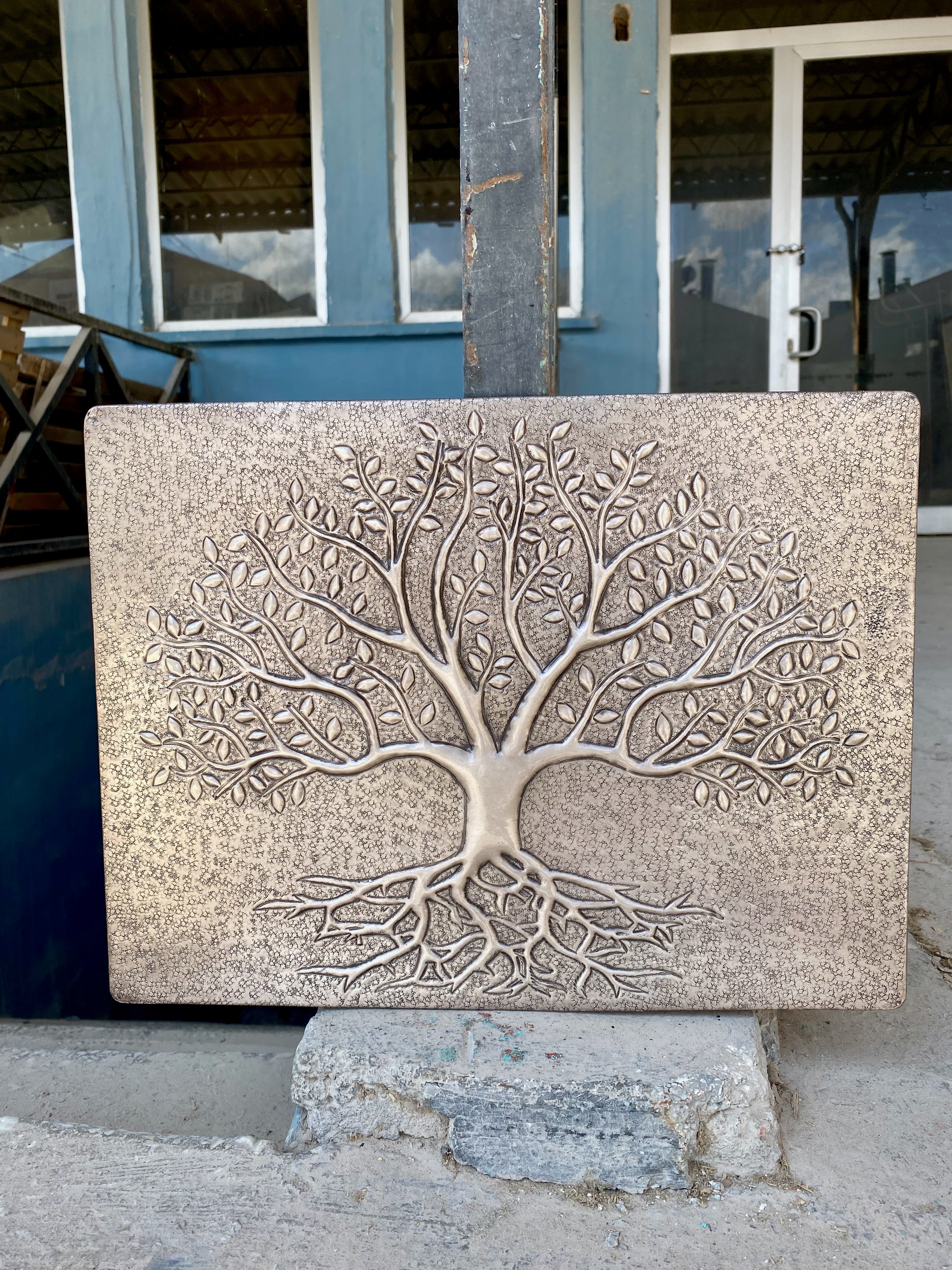 Rooted Tree of Life Copper Backsplash