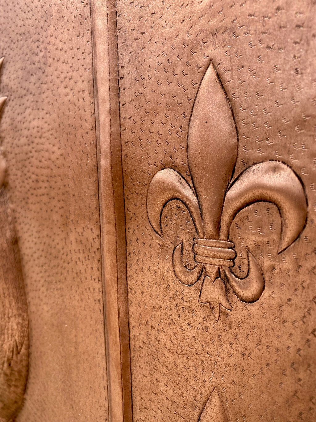 French Rooster Copper Backsplash
