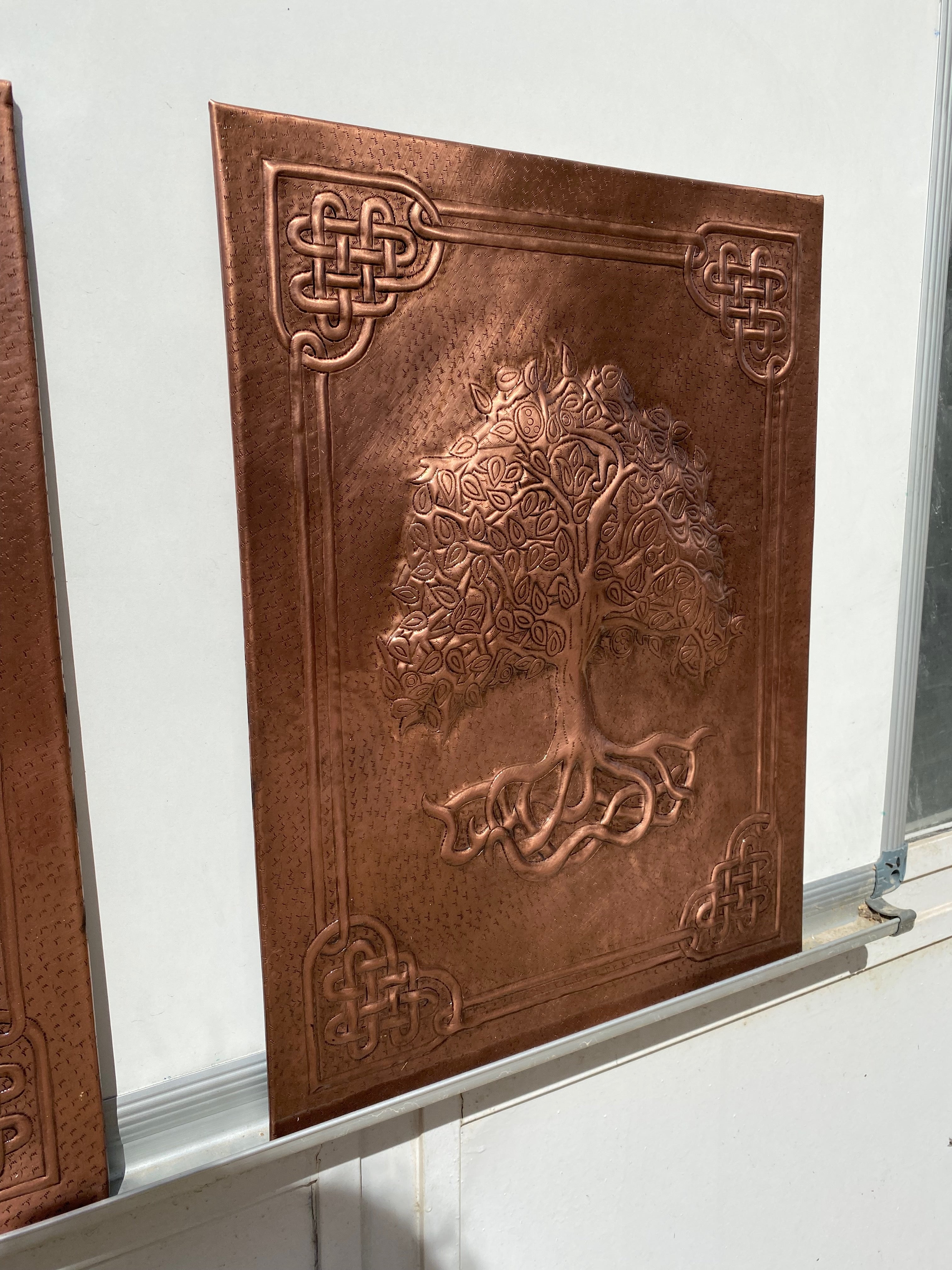 Copper Cabinet Door Insert Panel Set
