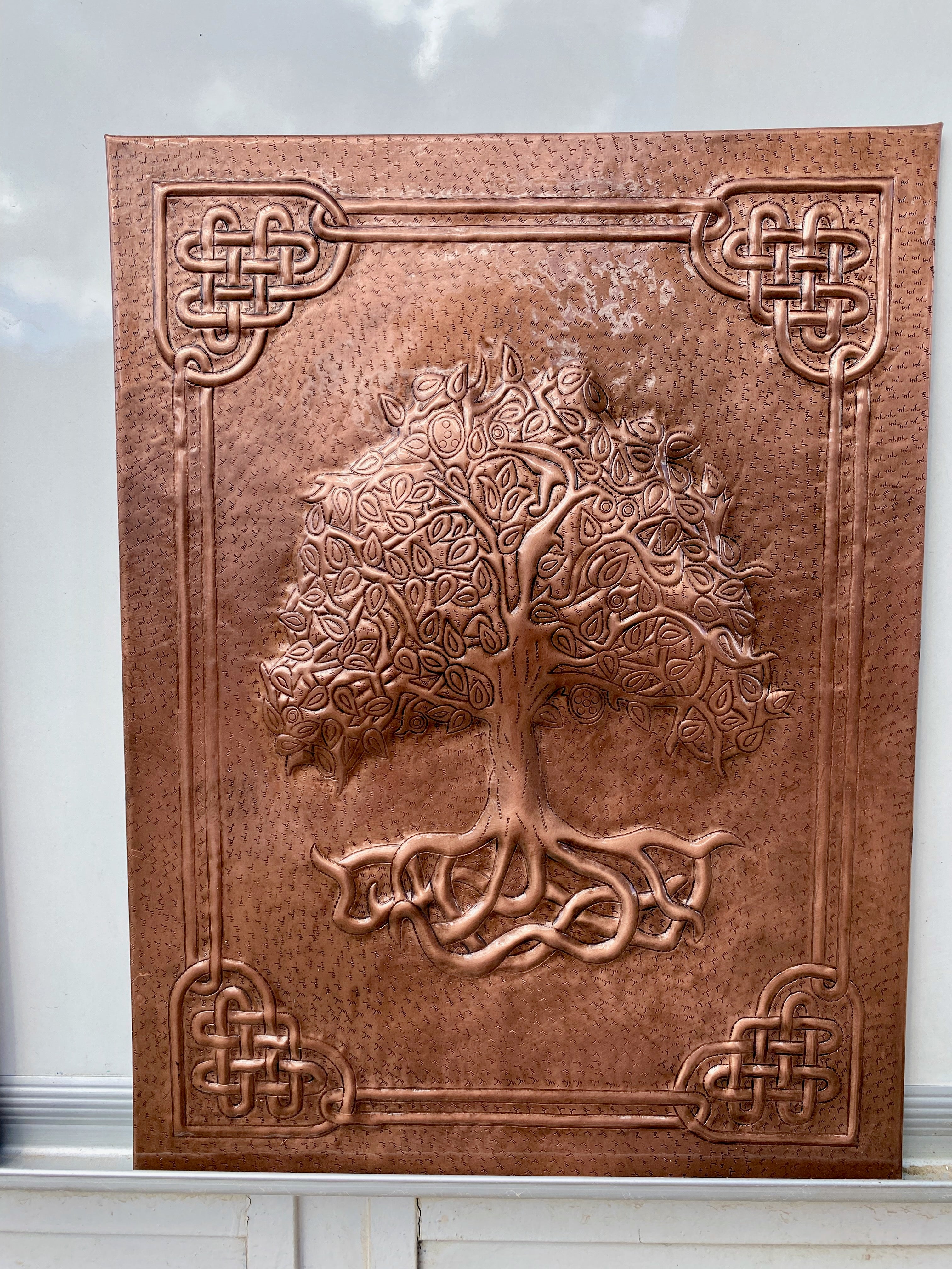 Copper Cabinet Door Insert Panel Set