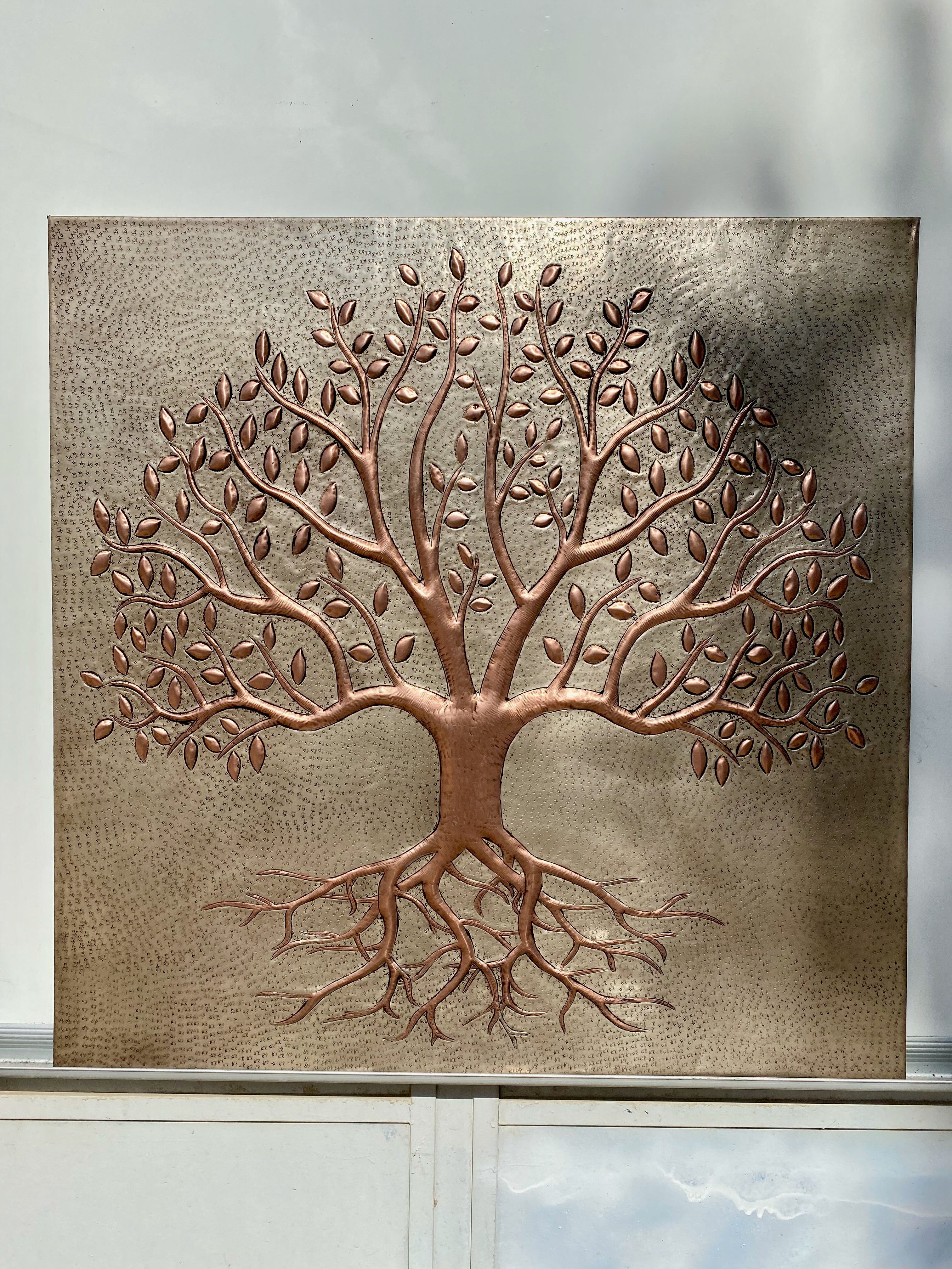 Rooted Tree of Life Copper Backsplash