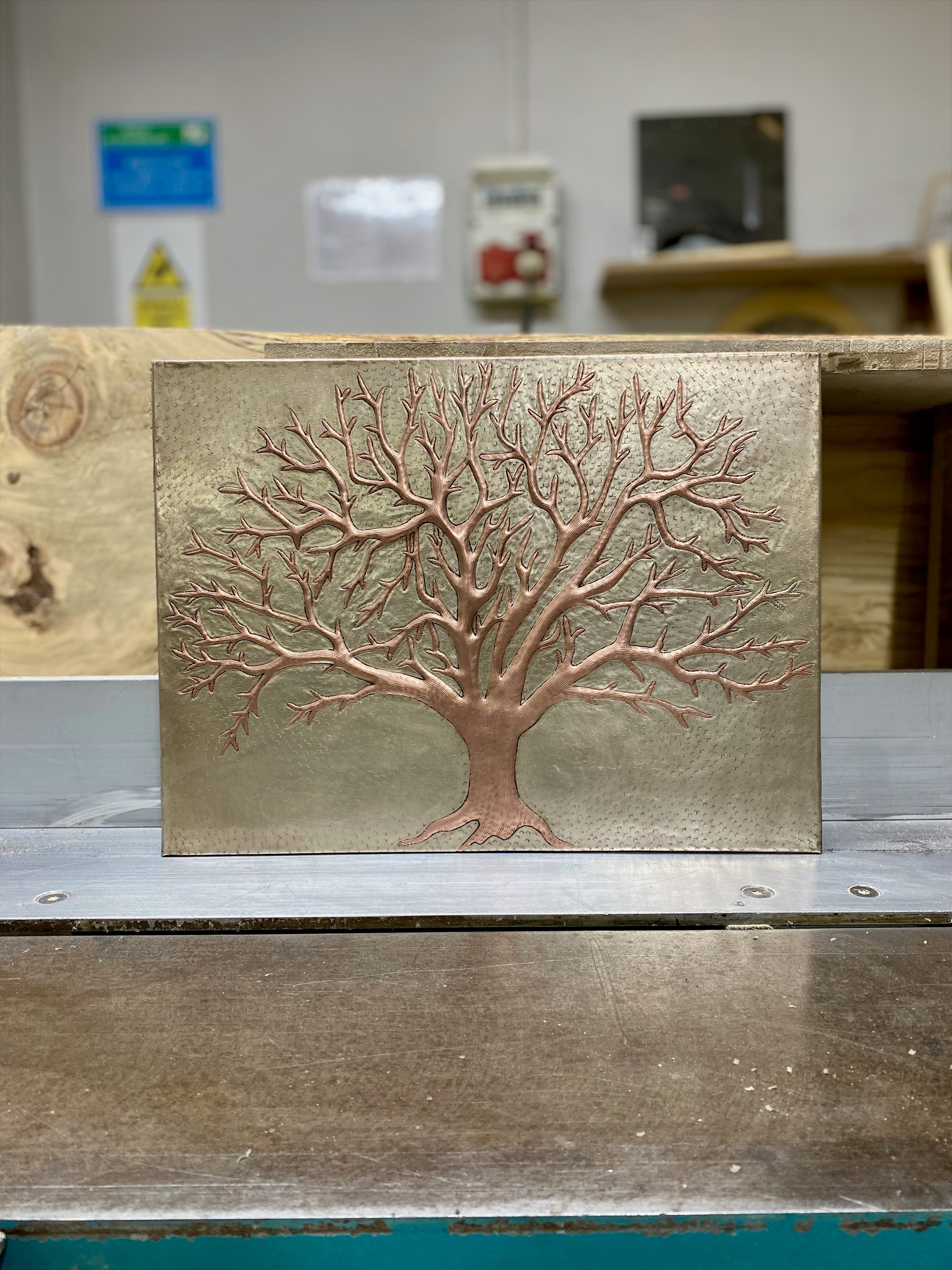 Ancient Tree Copper Backsplash