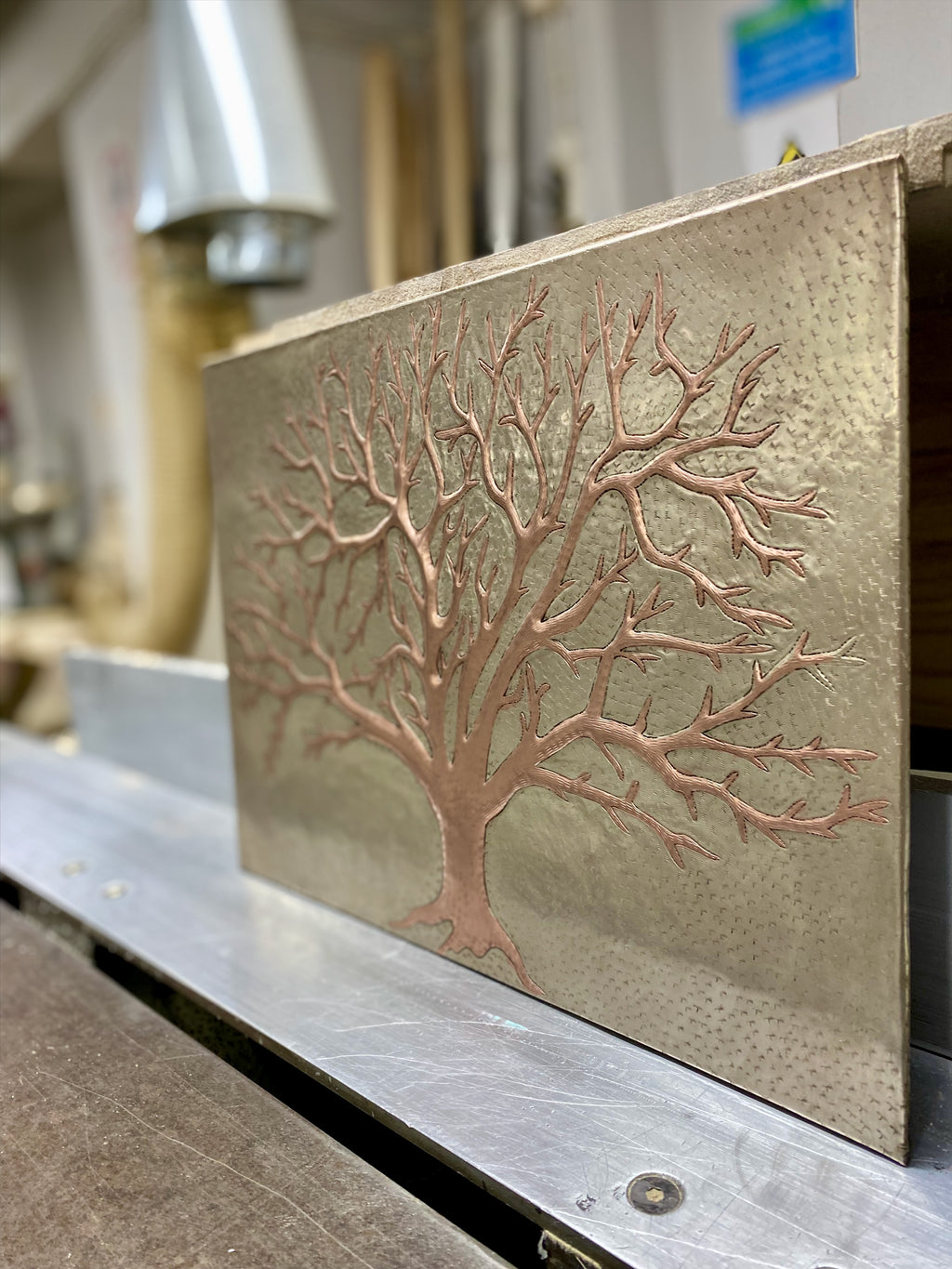 Ancient Tree Copper Backsplash