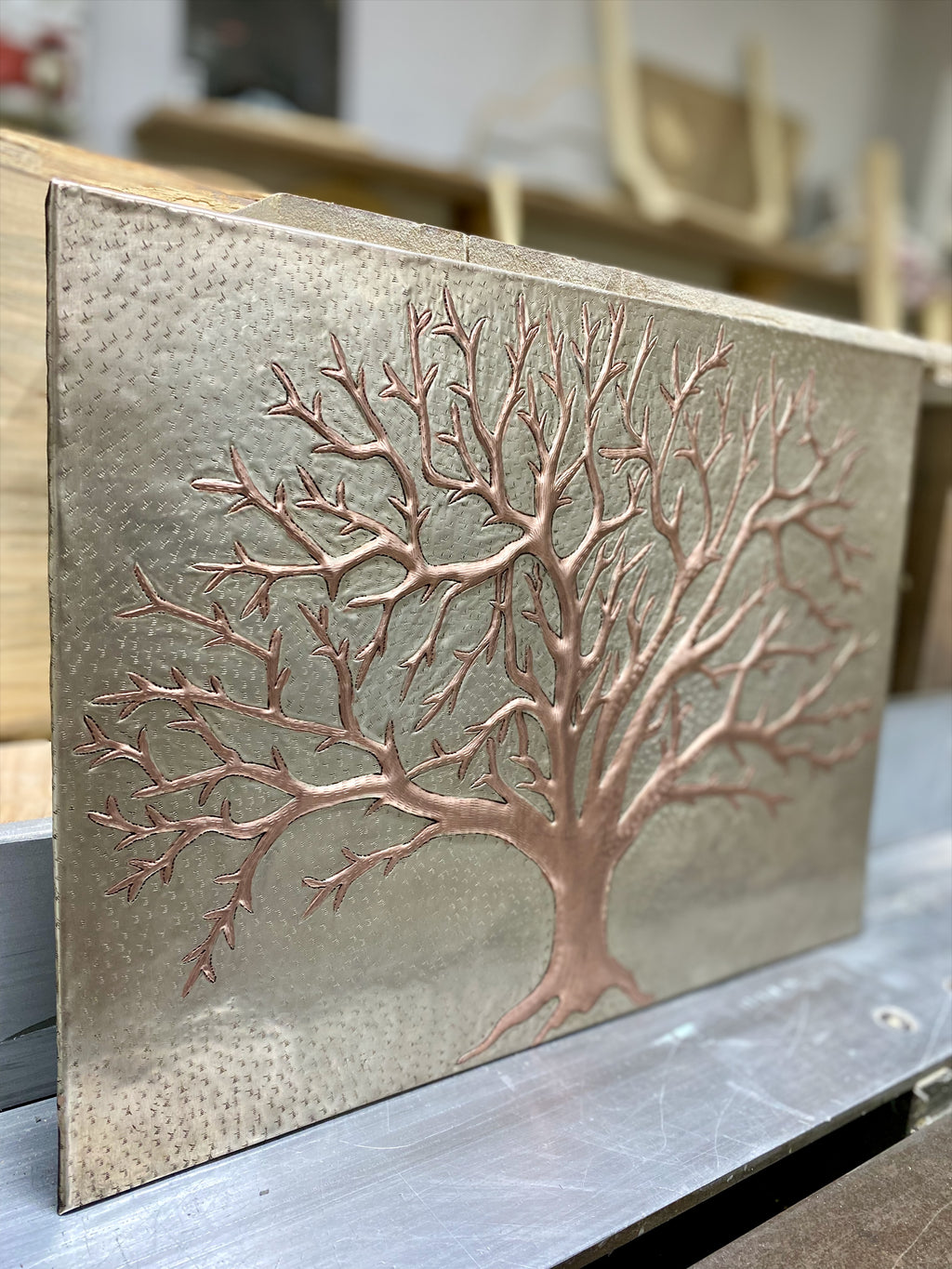 Ancient Tree Copper Backsplash