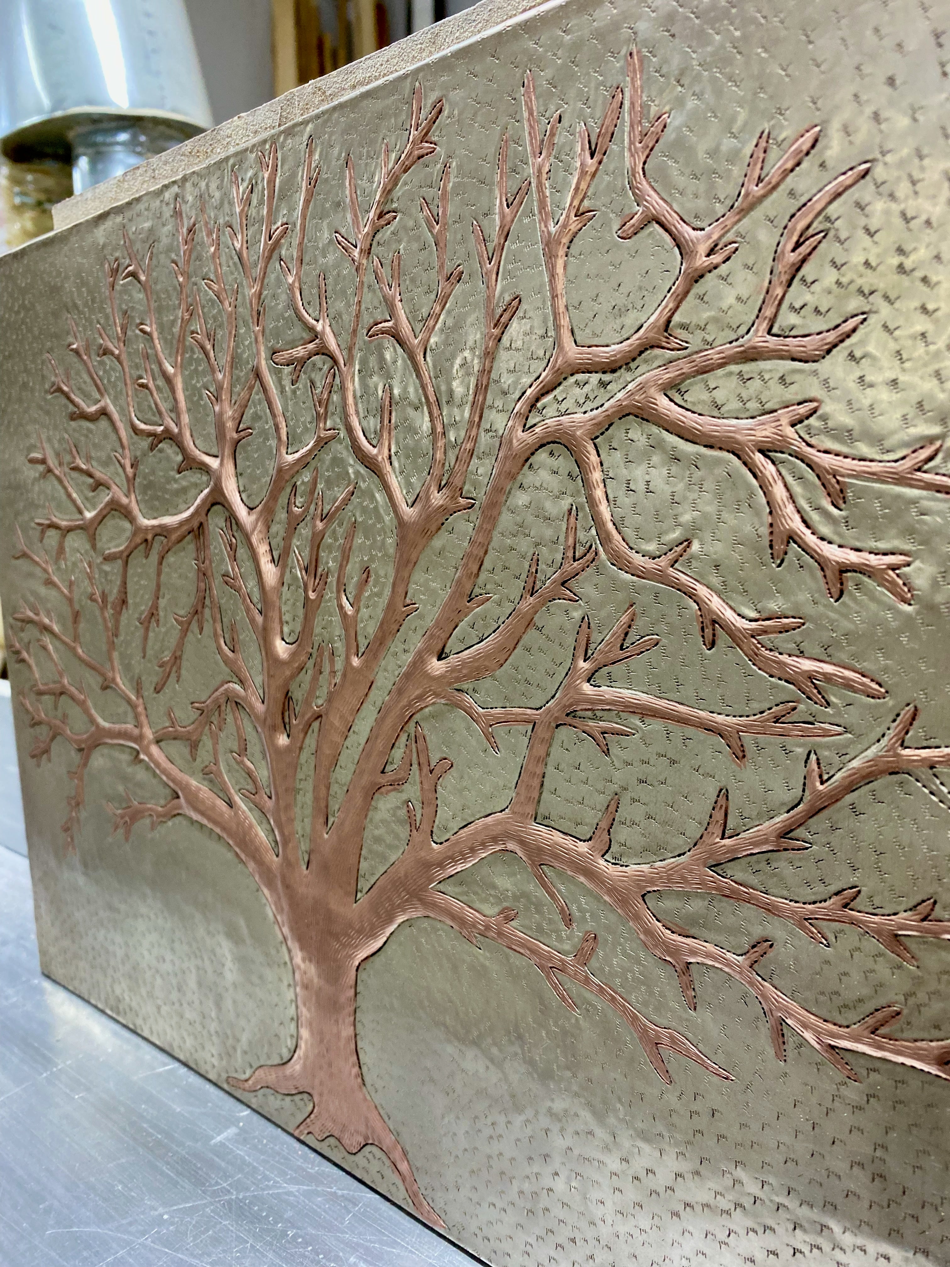 Ancient Tree Copper Backsplash
