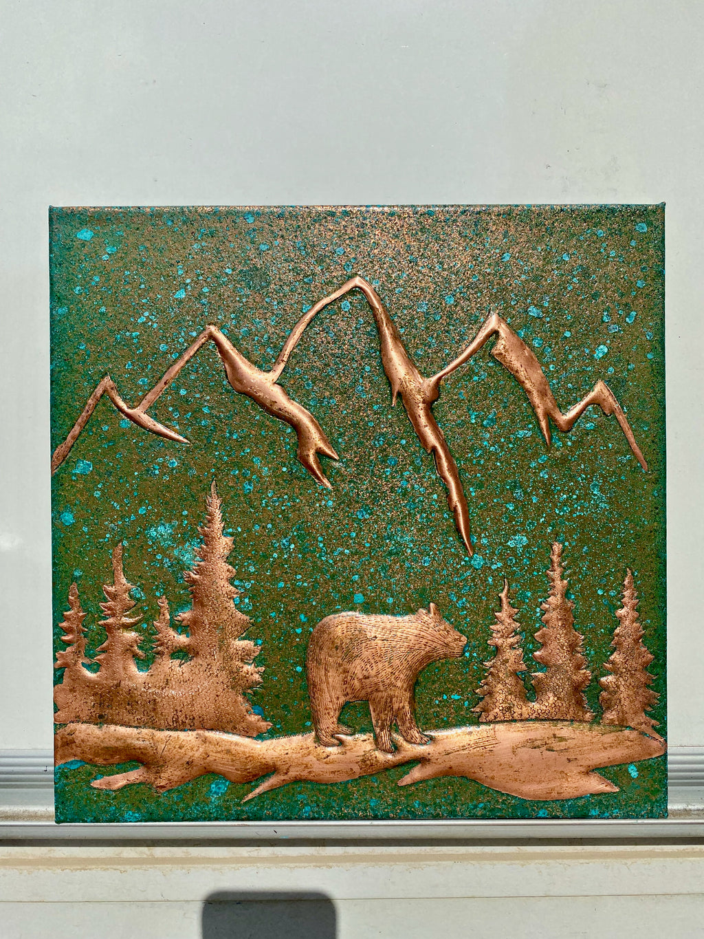 Mountain Bear Copper Backsplash