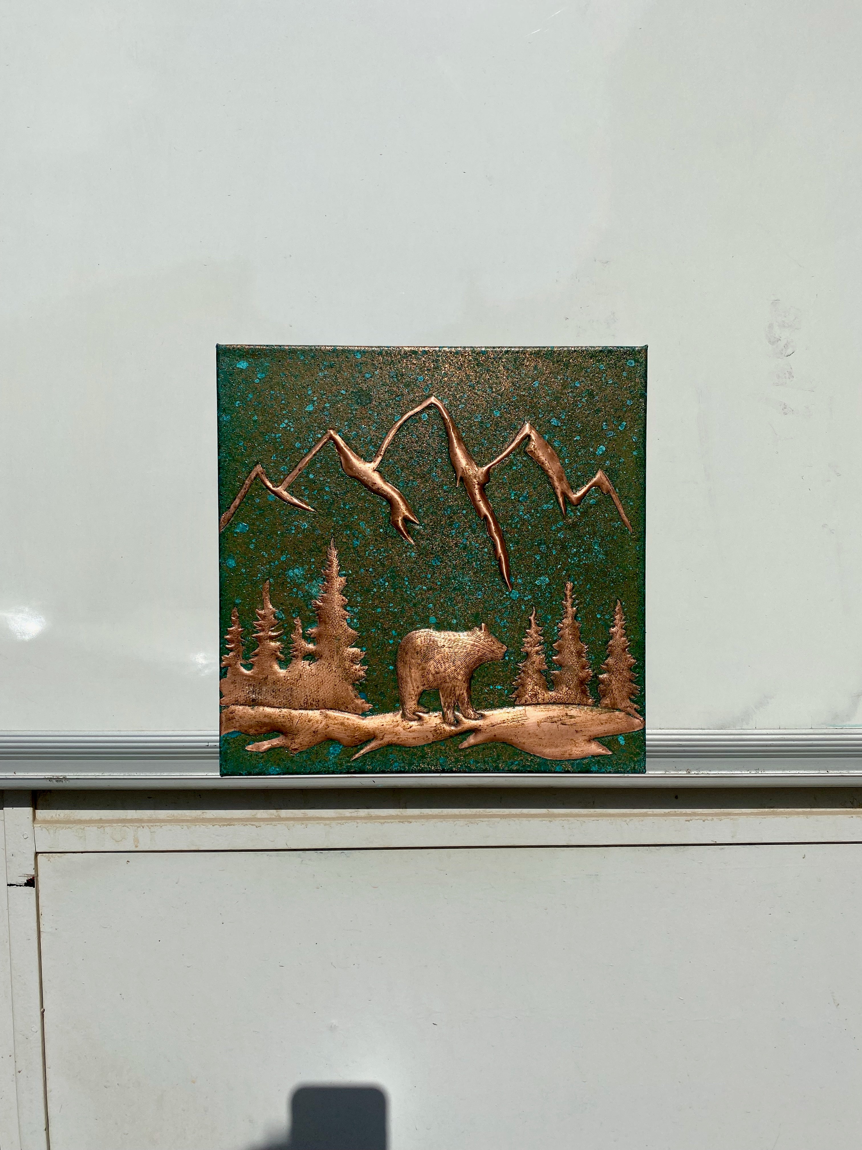 Mountain Bear Copper Backsplash