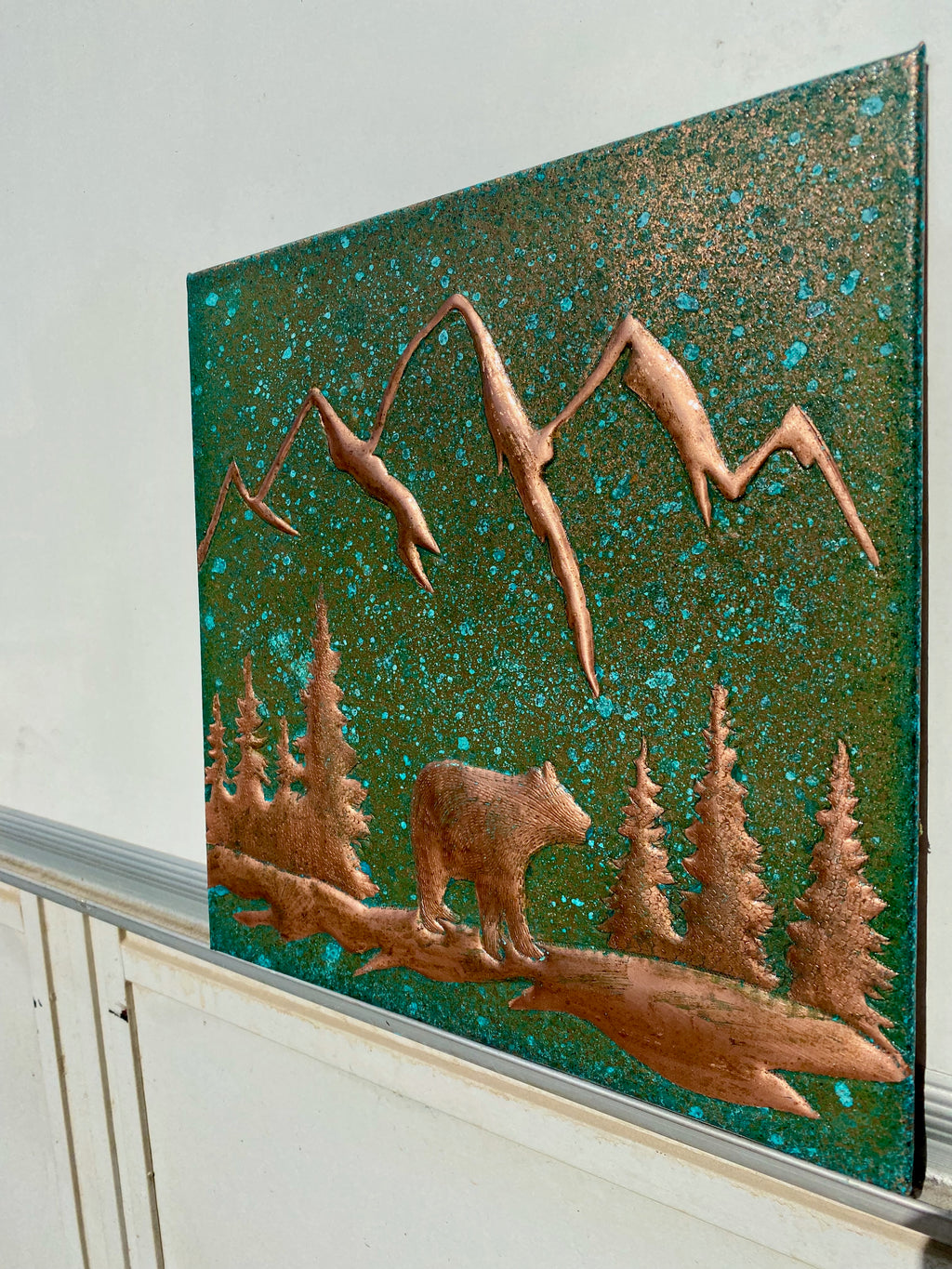 Mountain Bear Copper Backsplash