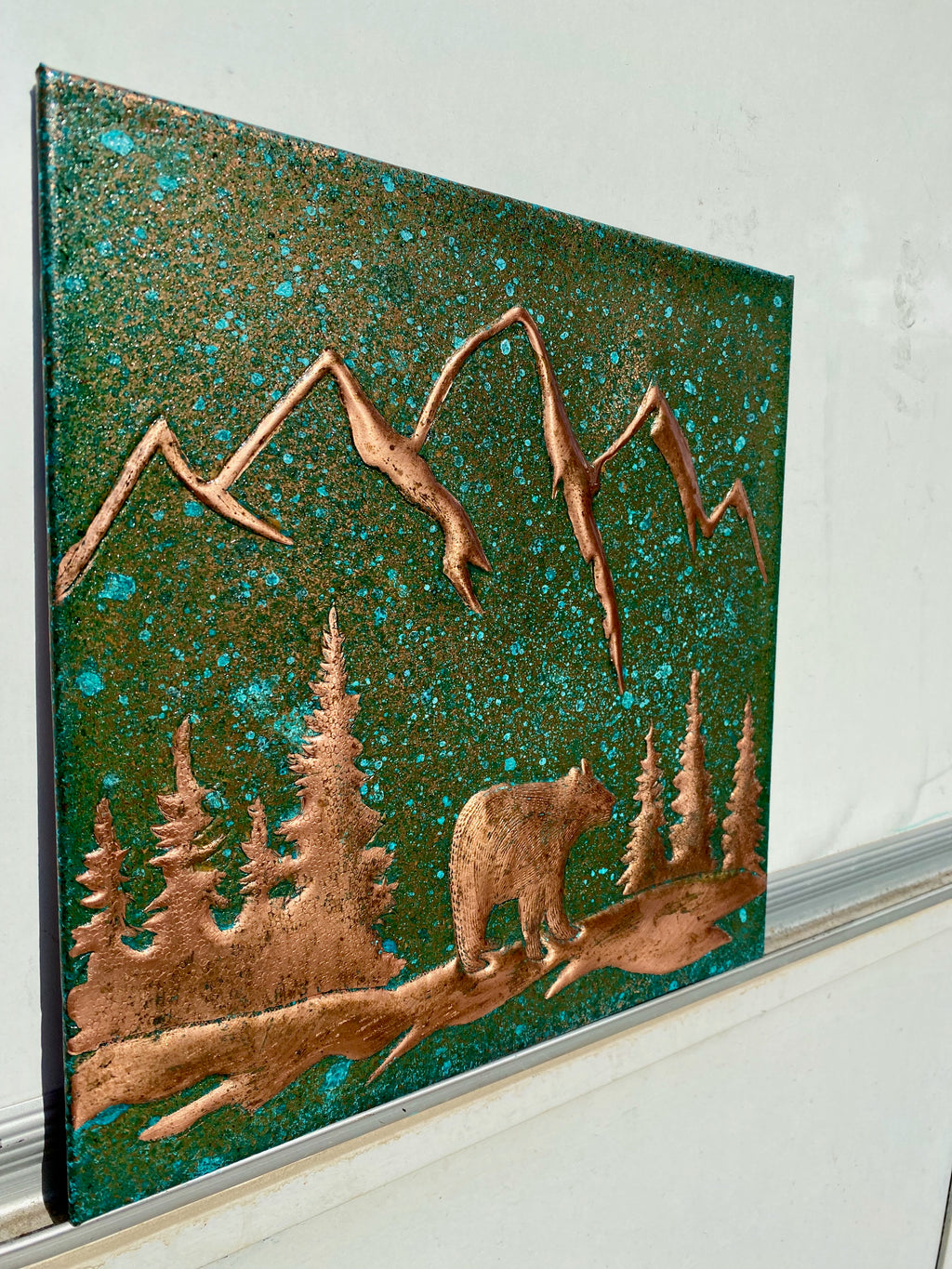 Mountain Bear Copper Backsplash