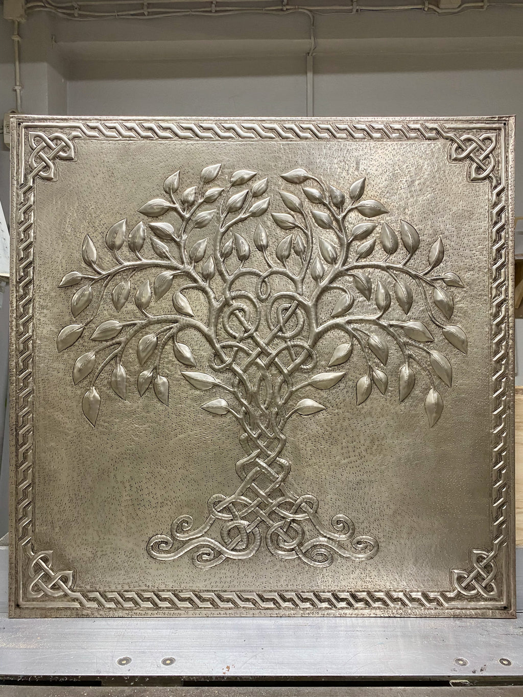 Celtic Tree of Life Copper Backsplash