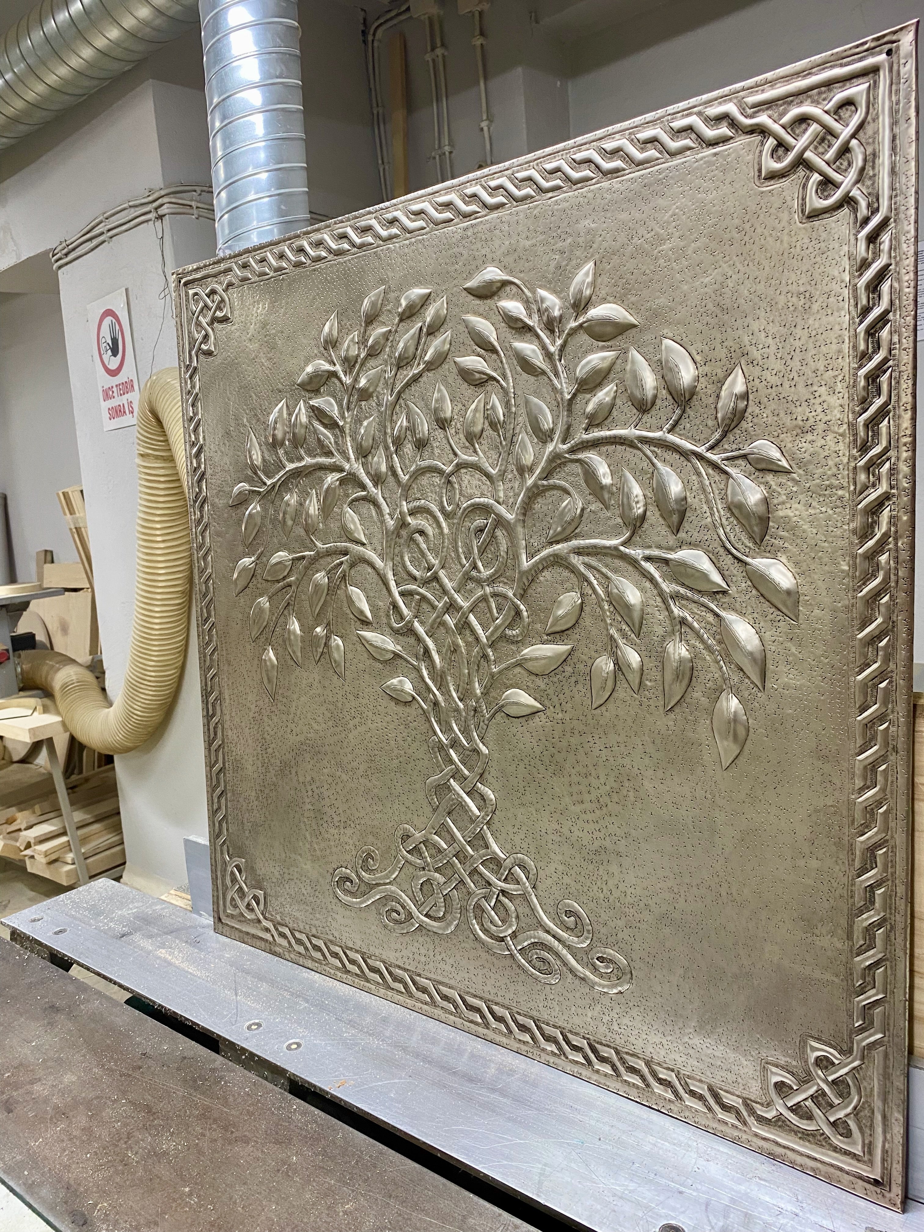 Celtic Tree of Life Copper Backsplash