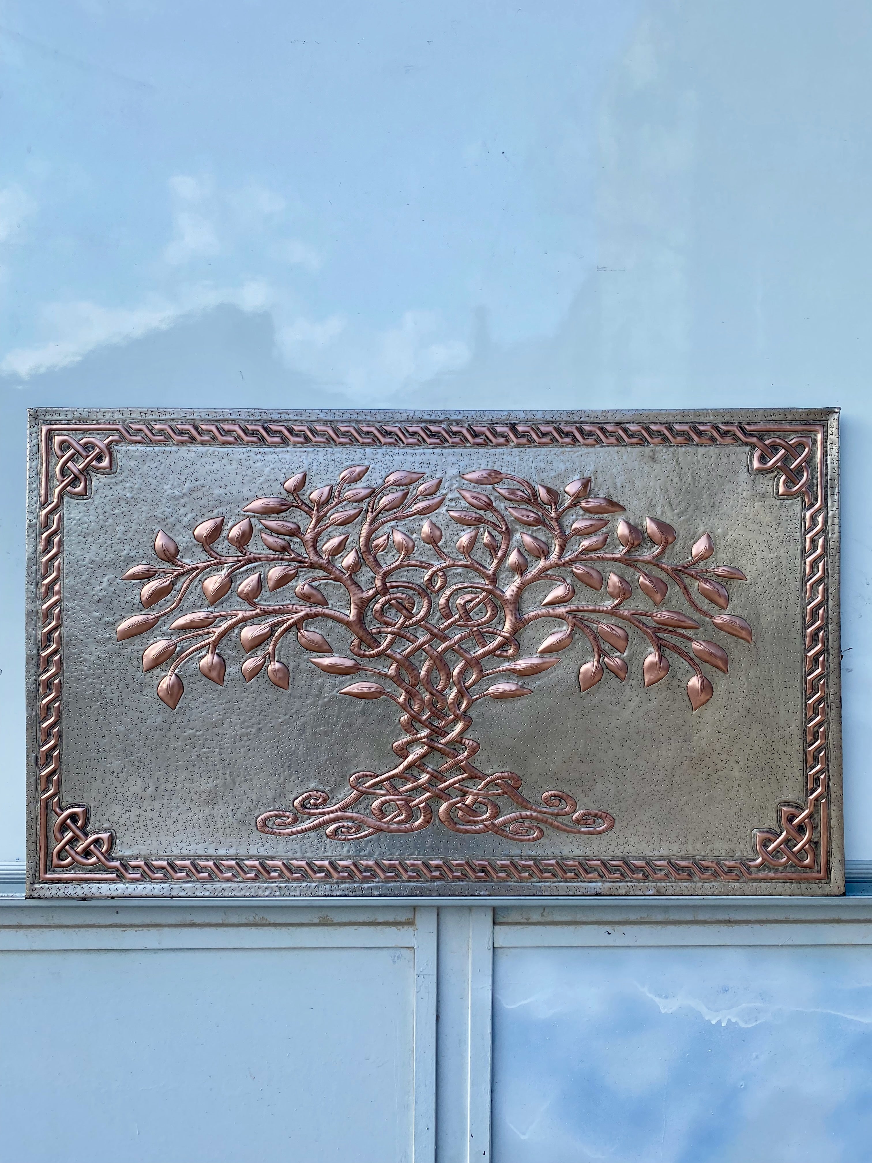 Celtic Tree of Life Copper Backsplash