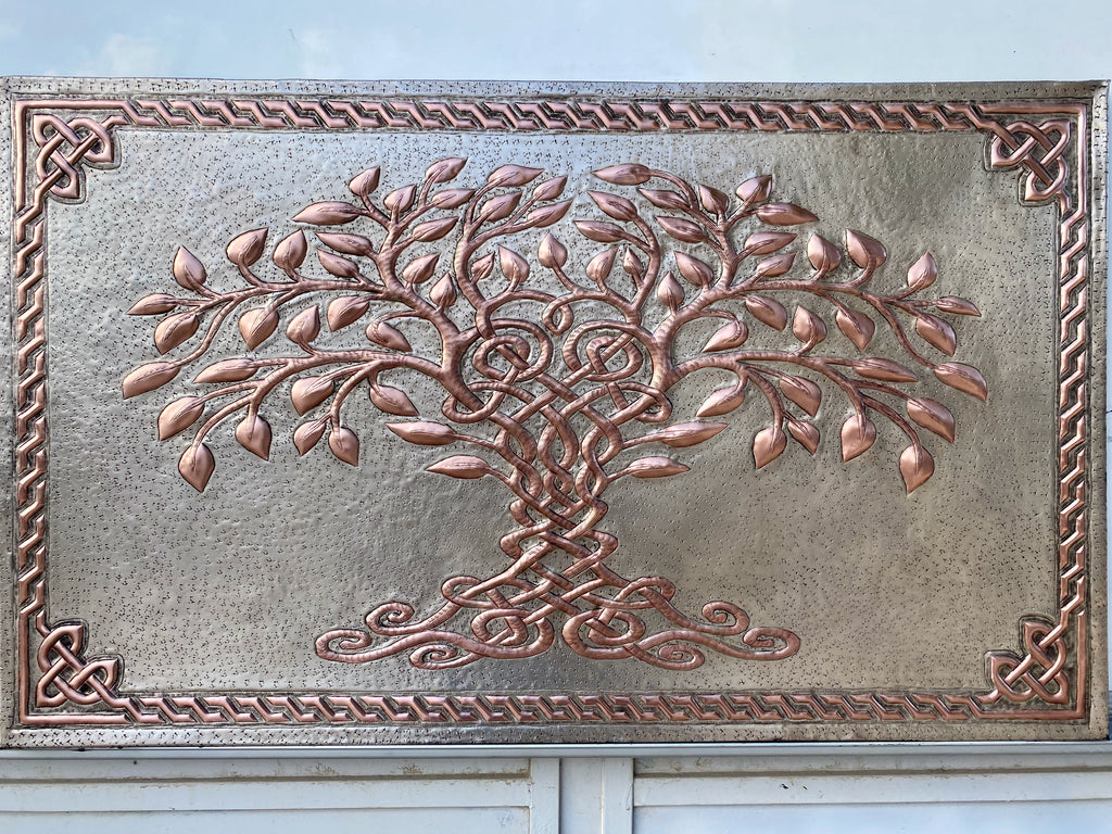 Celtic Tree of Life Copper Backsplash