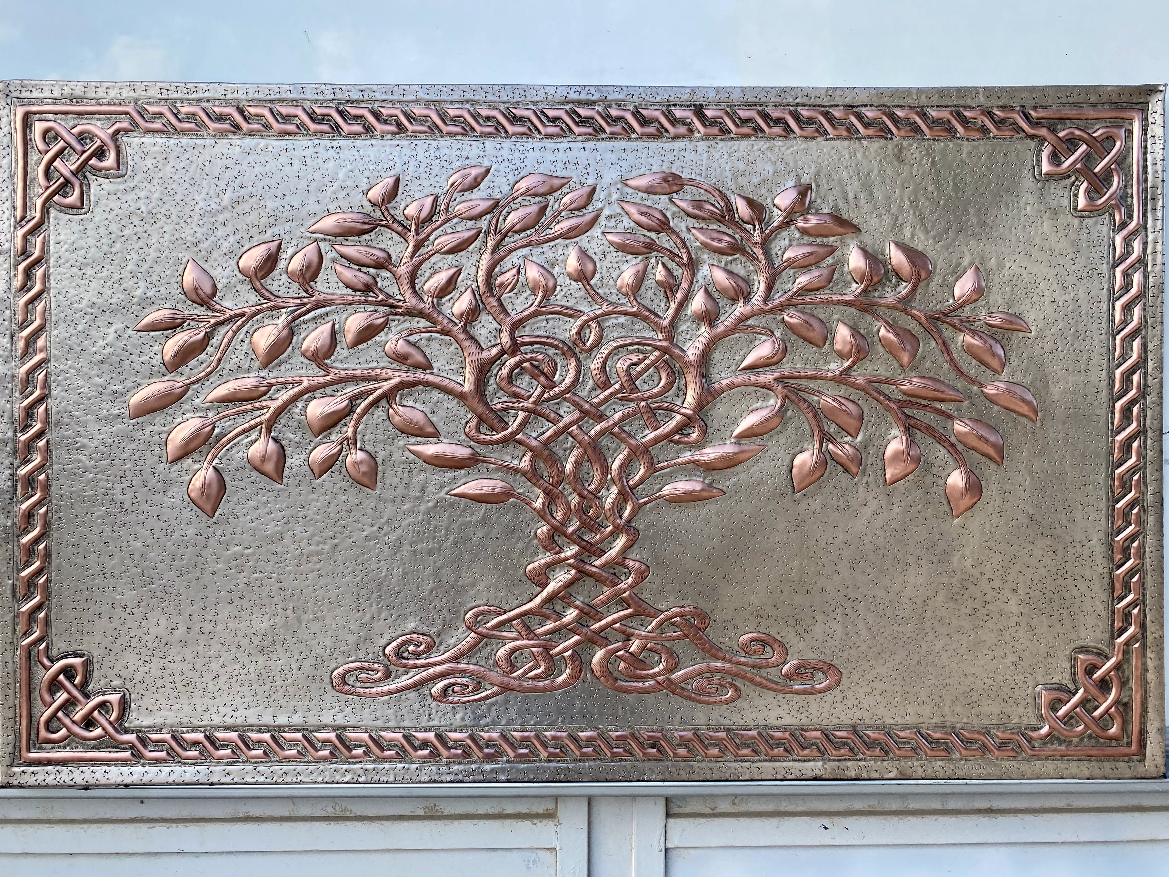 Celtic Tree of Life Copper Backsplash