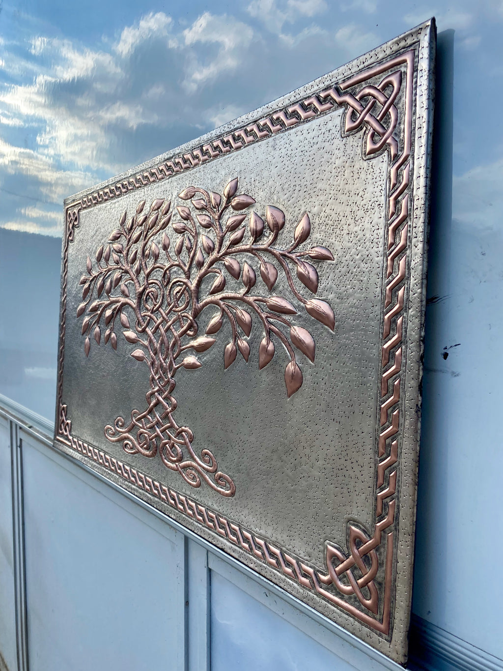 Celtic Tree of Life Copper Backsplash