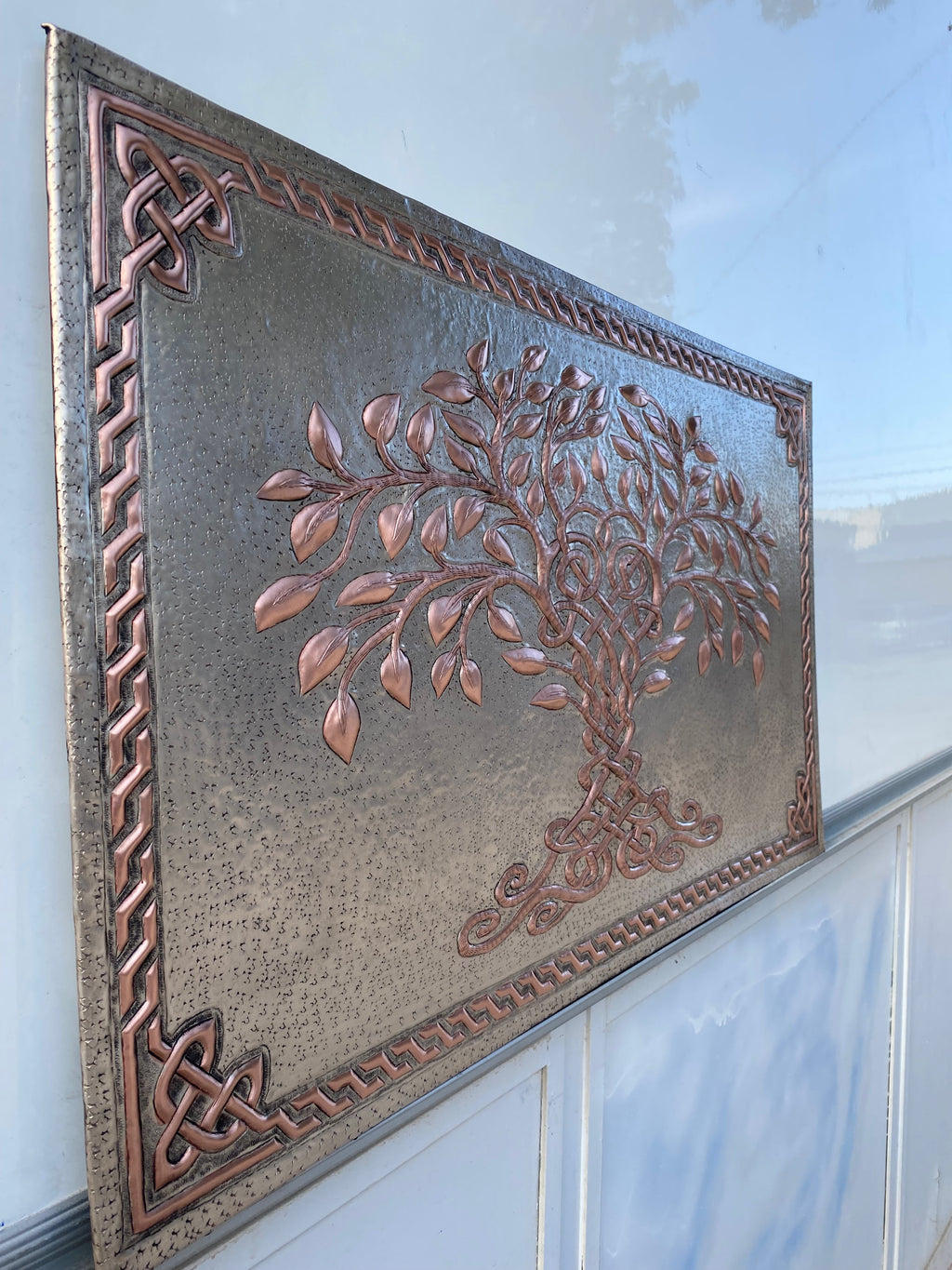 Celtic Tree of Life Copper Backsplash