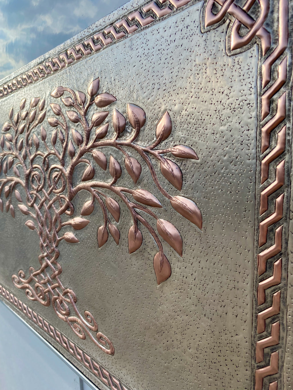 Celtic Tree of Life Copper Backsplash