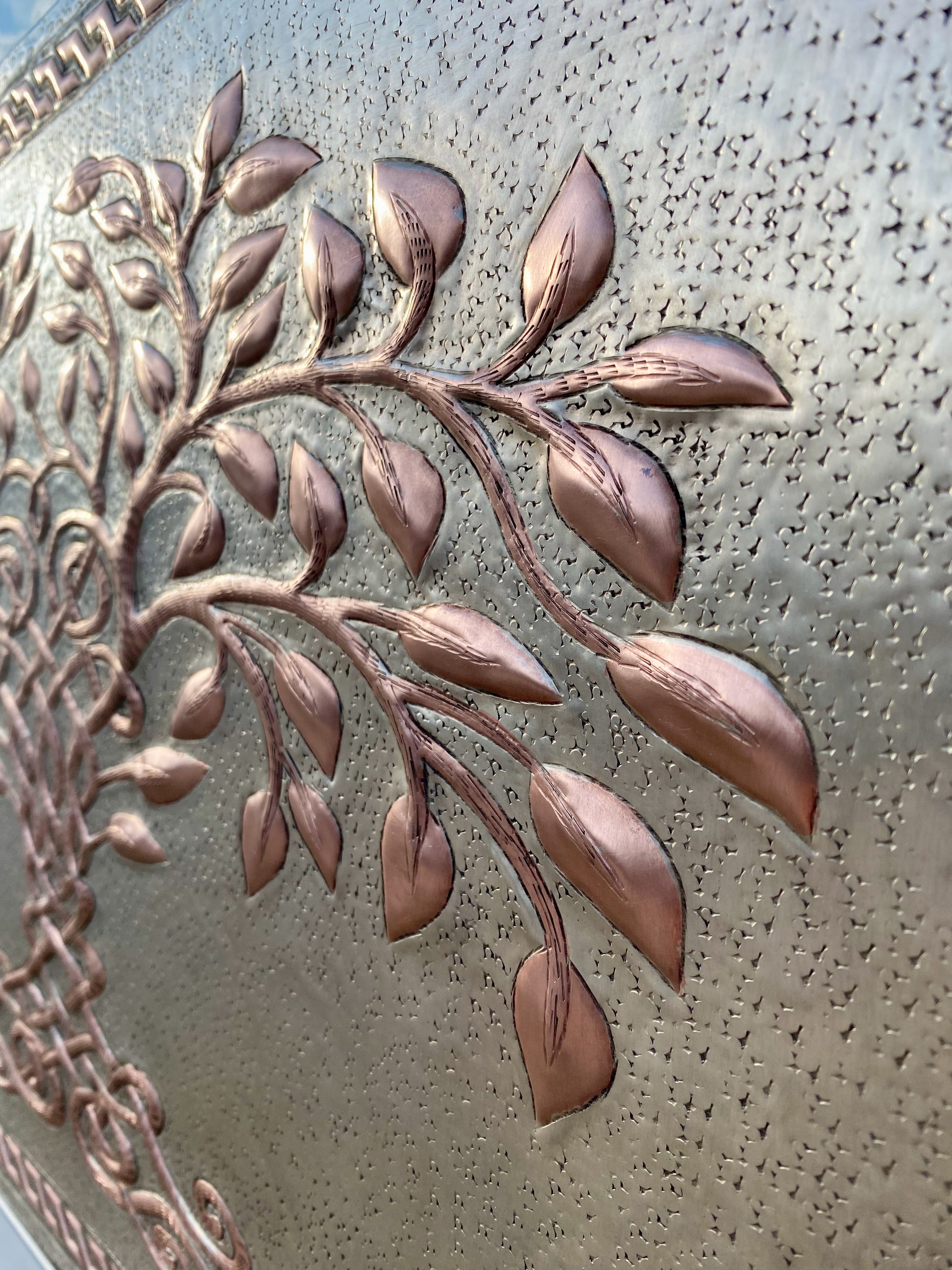 Celtic Tree of Life Copper Backsplash