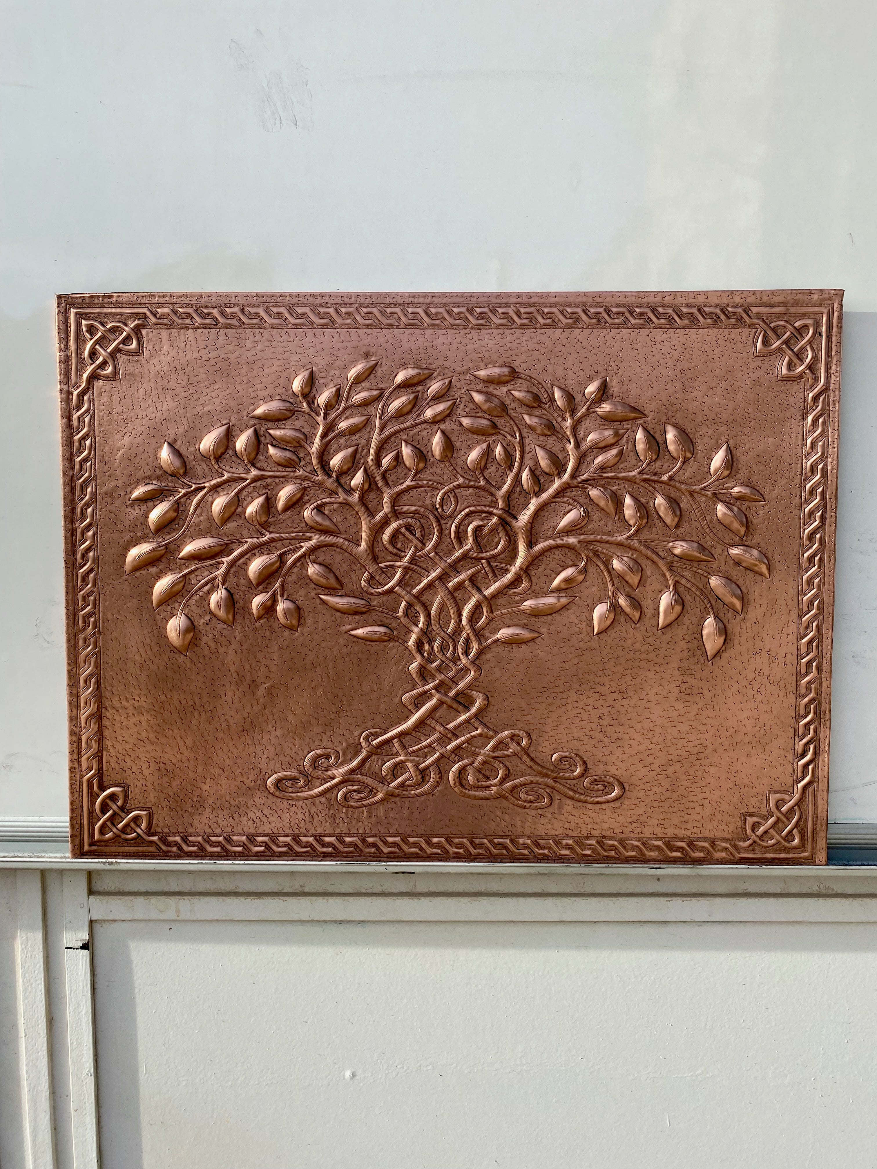Celtic Tree of Life Copper Backsplash