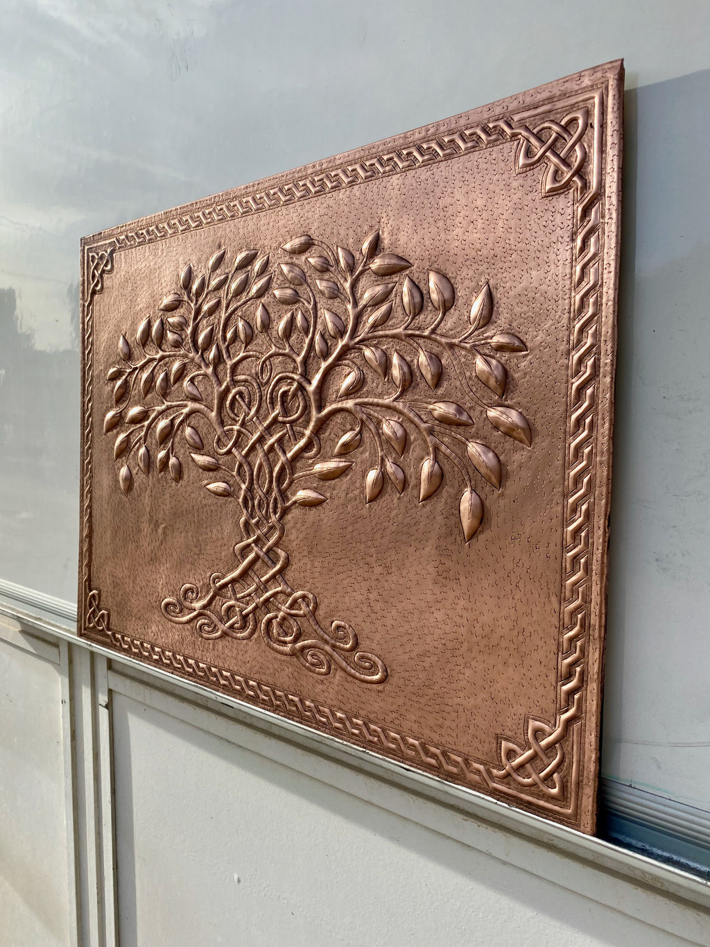Celtic Tree of Life Copper Backsplash