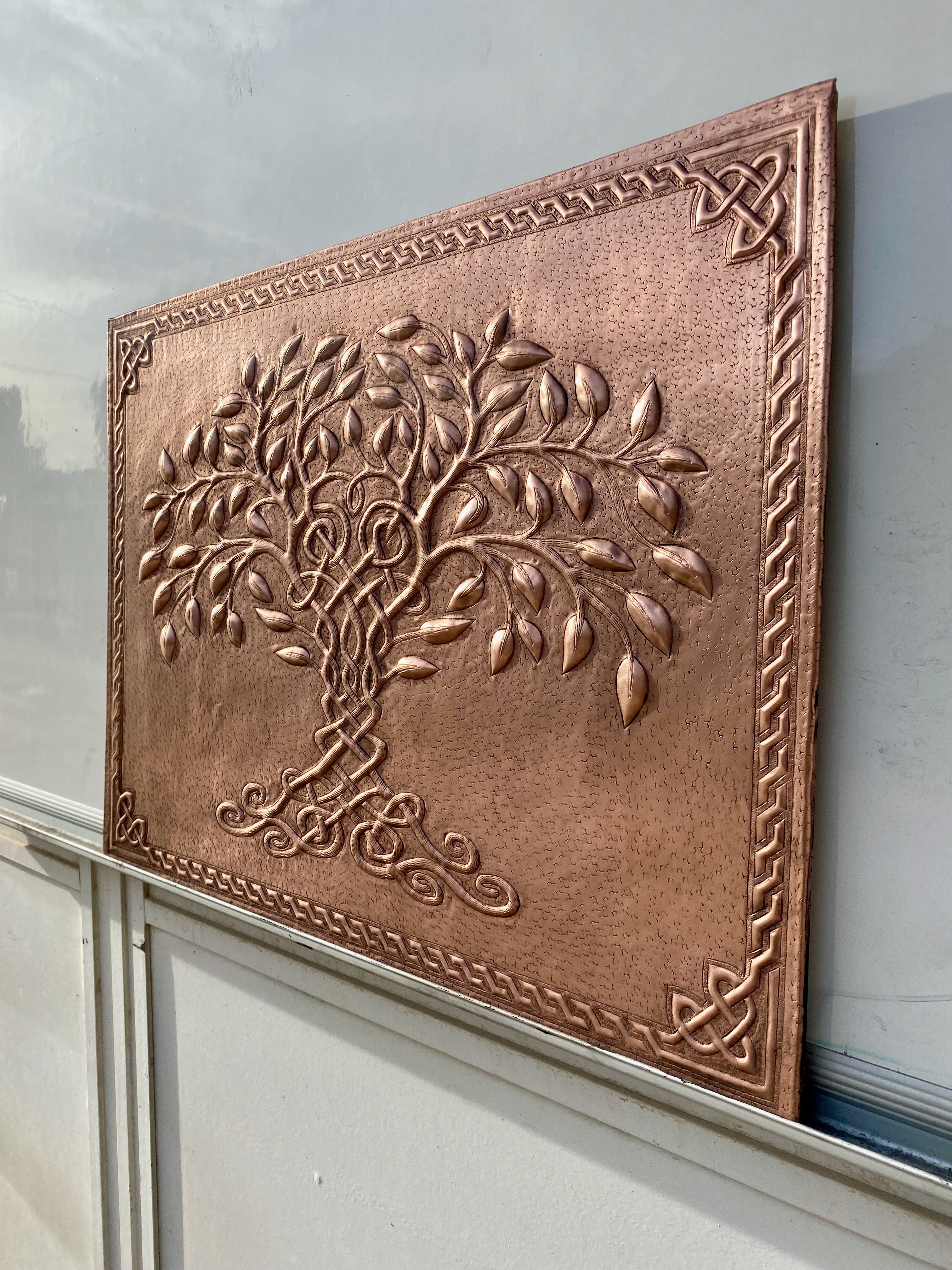 Celtic Tree of Life Copper Backsplash