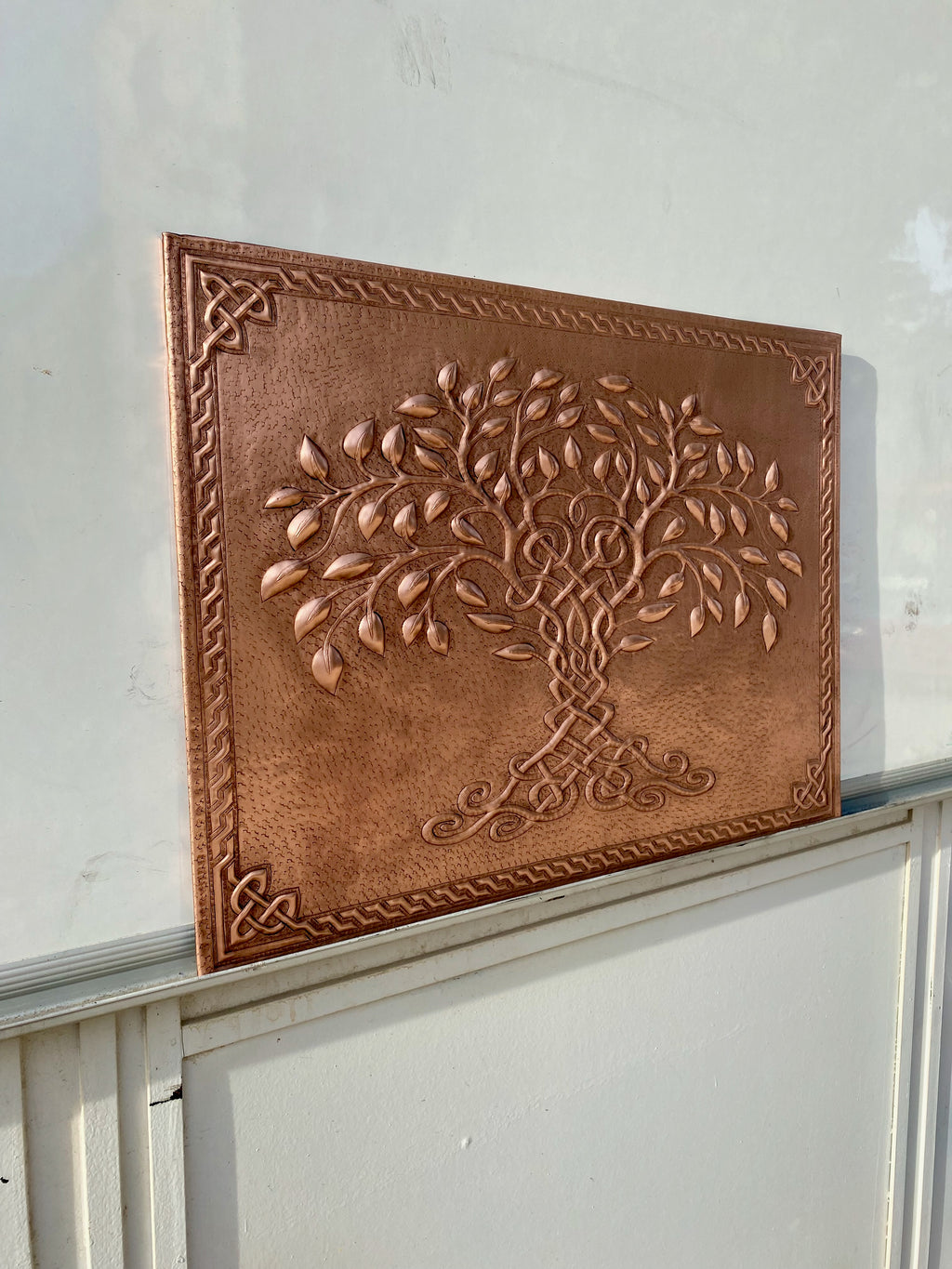 Celtic Tree of Life Copper Backsplash