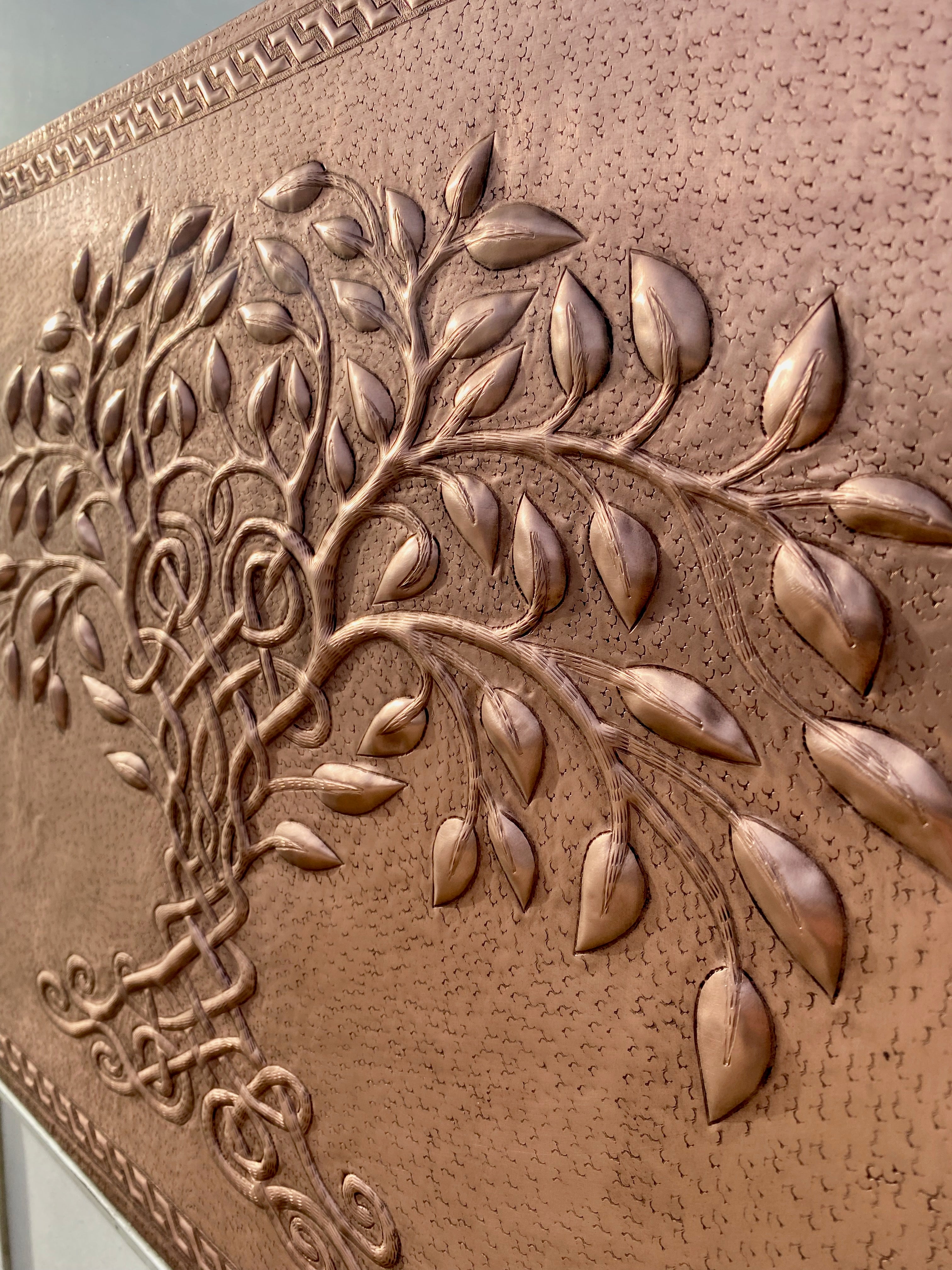 Celtic Tree of Life Copper Backsplash