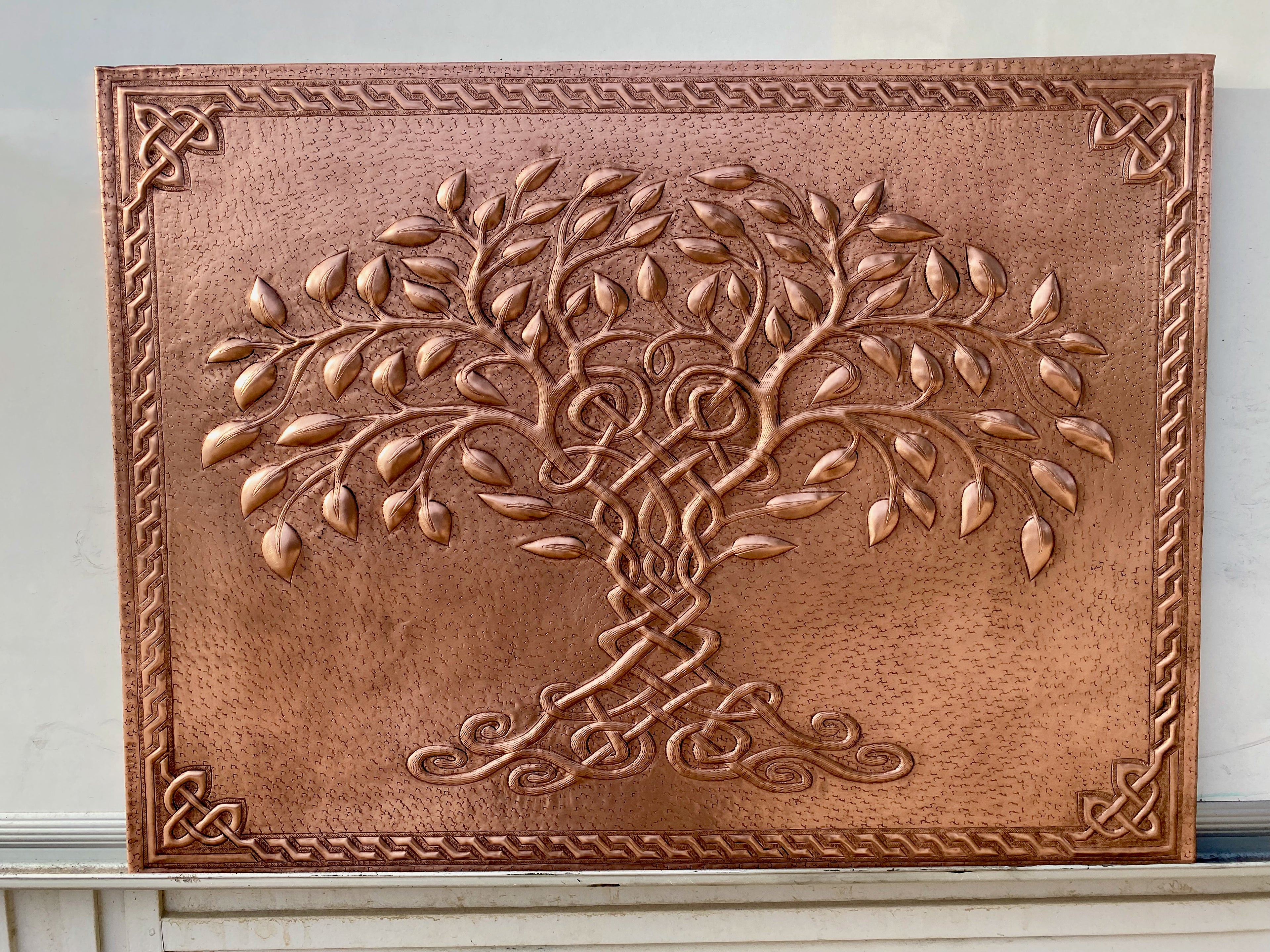 Celtic Tree of Life Copper Backsplash