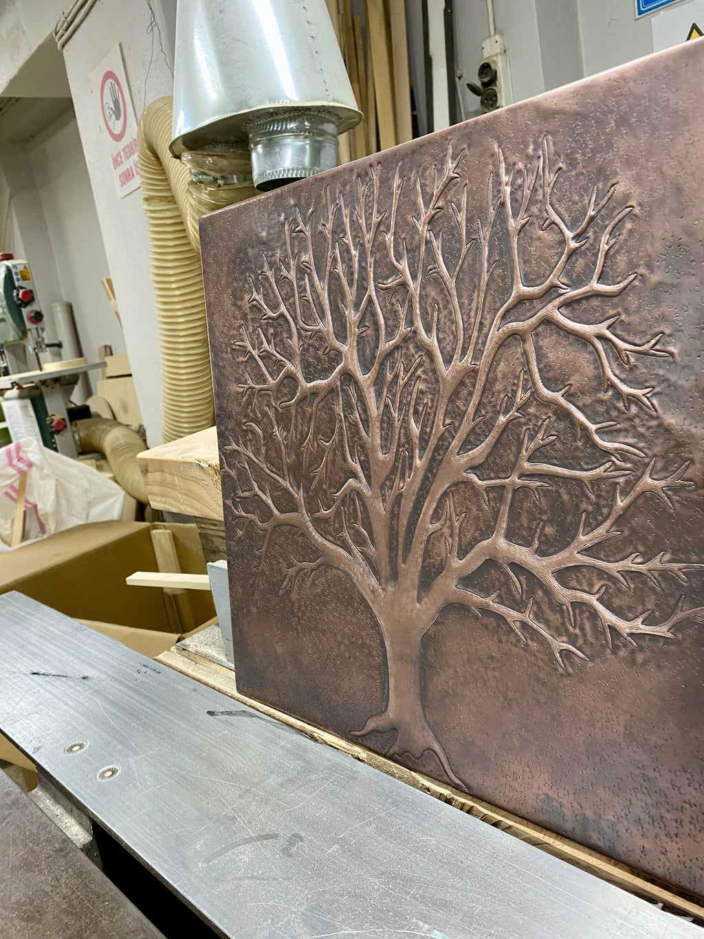 Ancient Tree Copper Backsplash