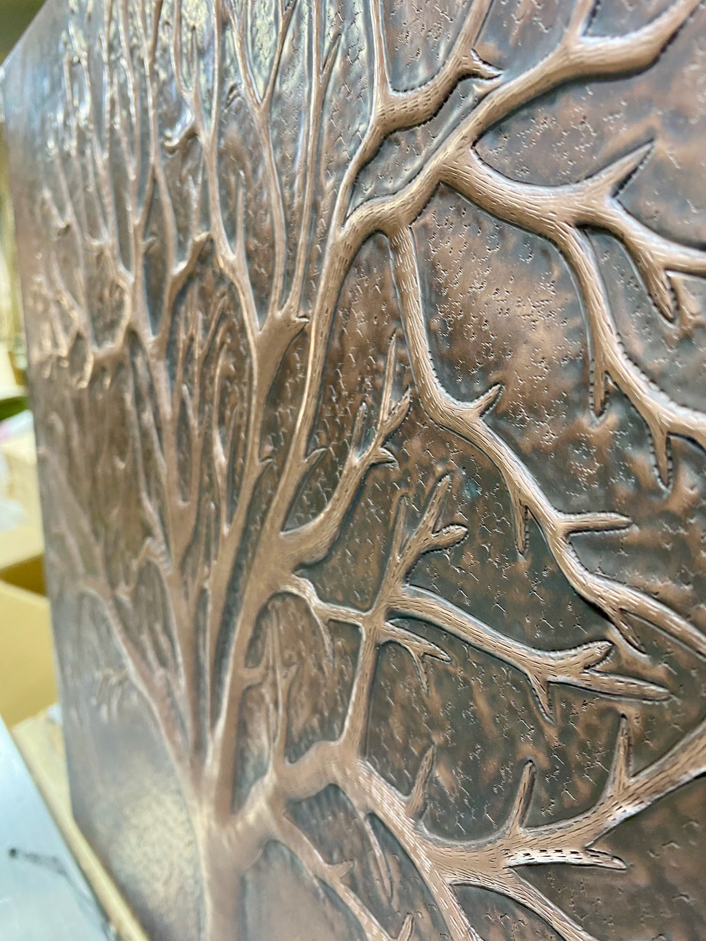 Ancient Tree Copper Backsplash