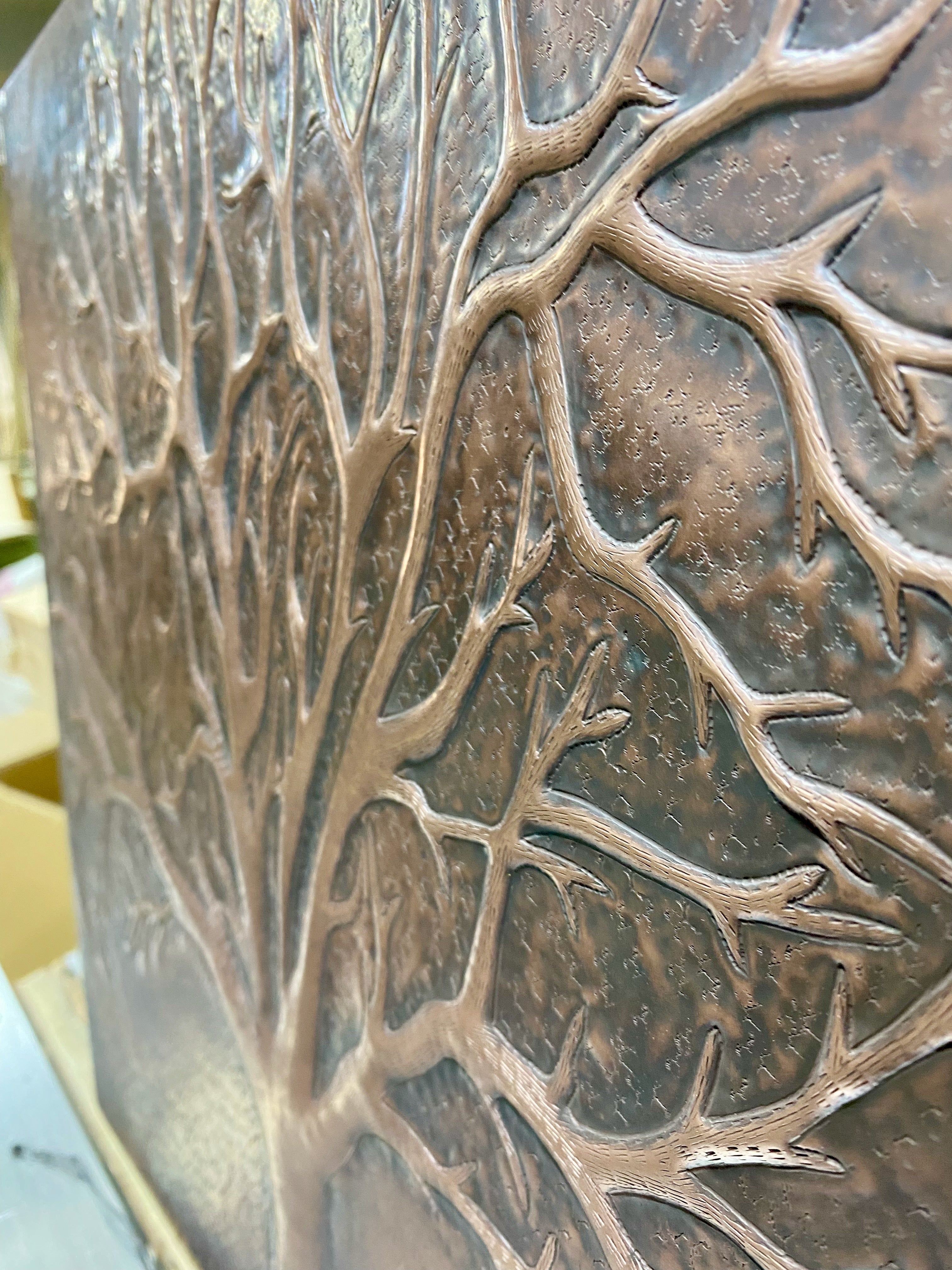 Ancient Tree Copper Backsplash