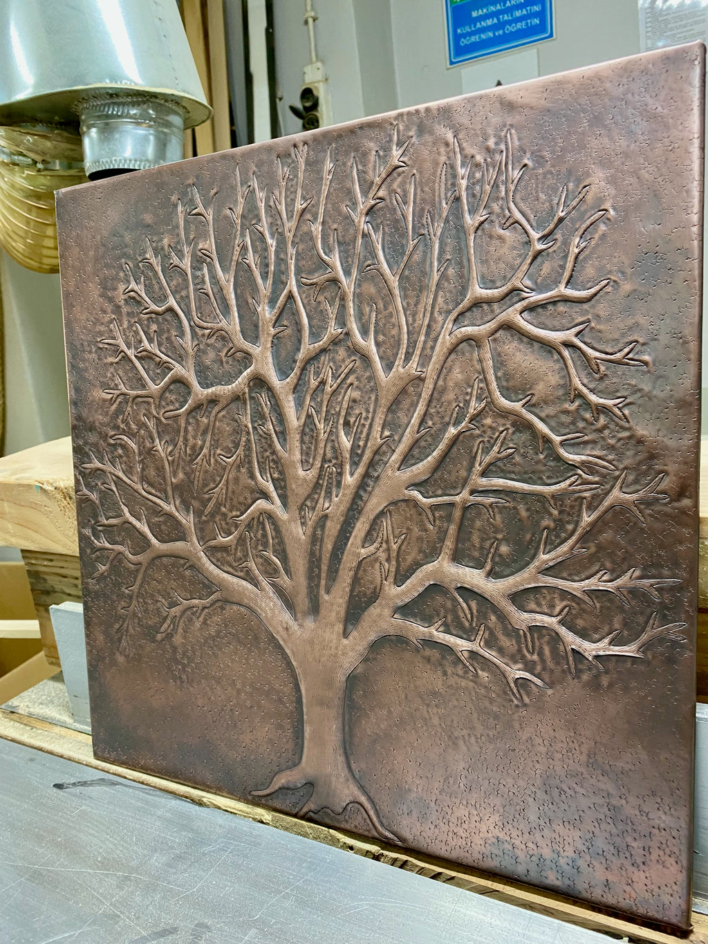 Ancient Tree Copper Backsplash