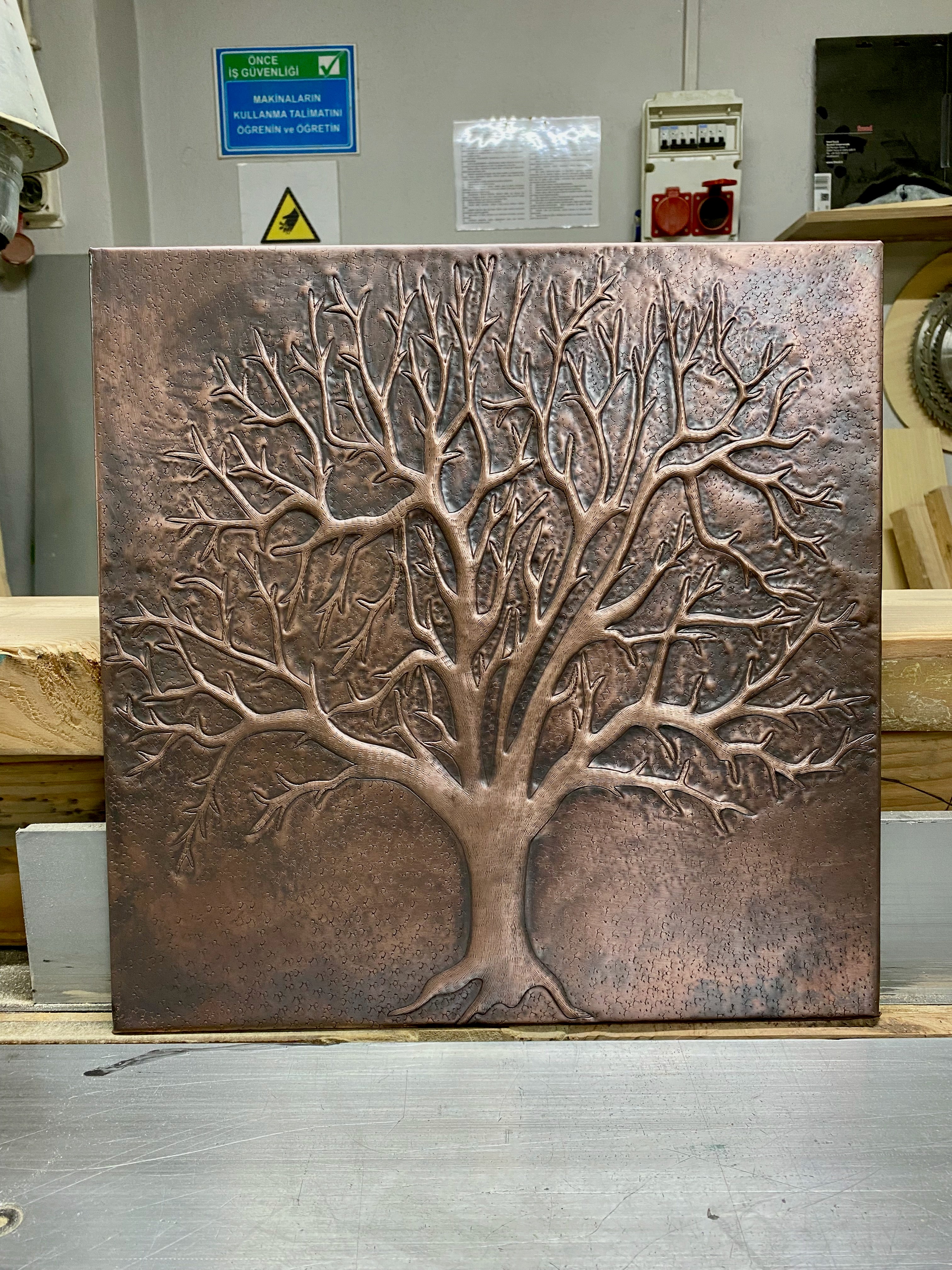 Ancient Tree Copper Backsplash