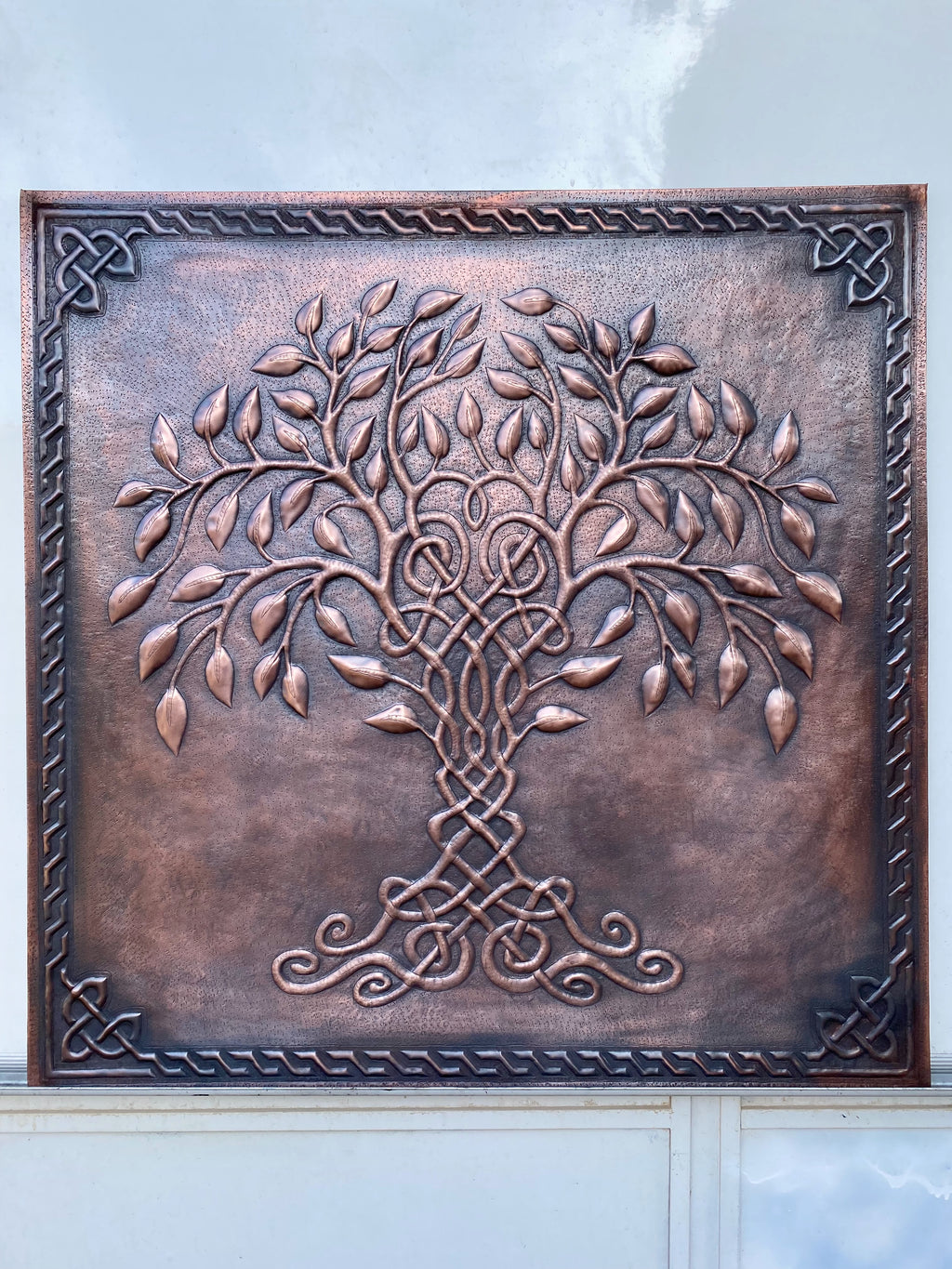 Celtic Tree of Life Copper Backsplash