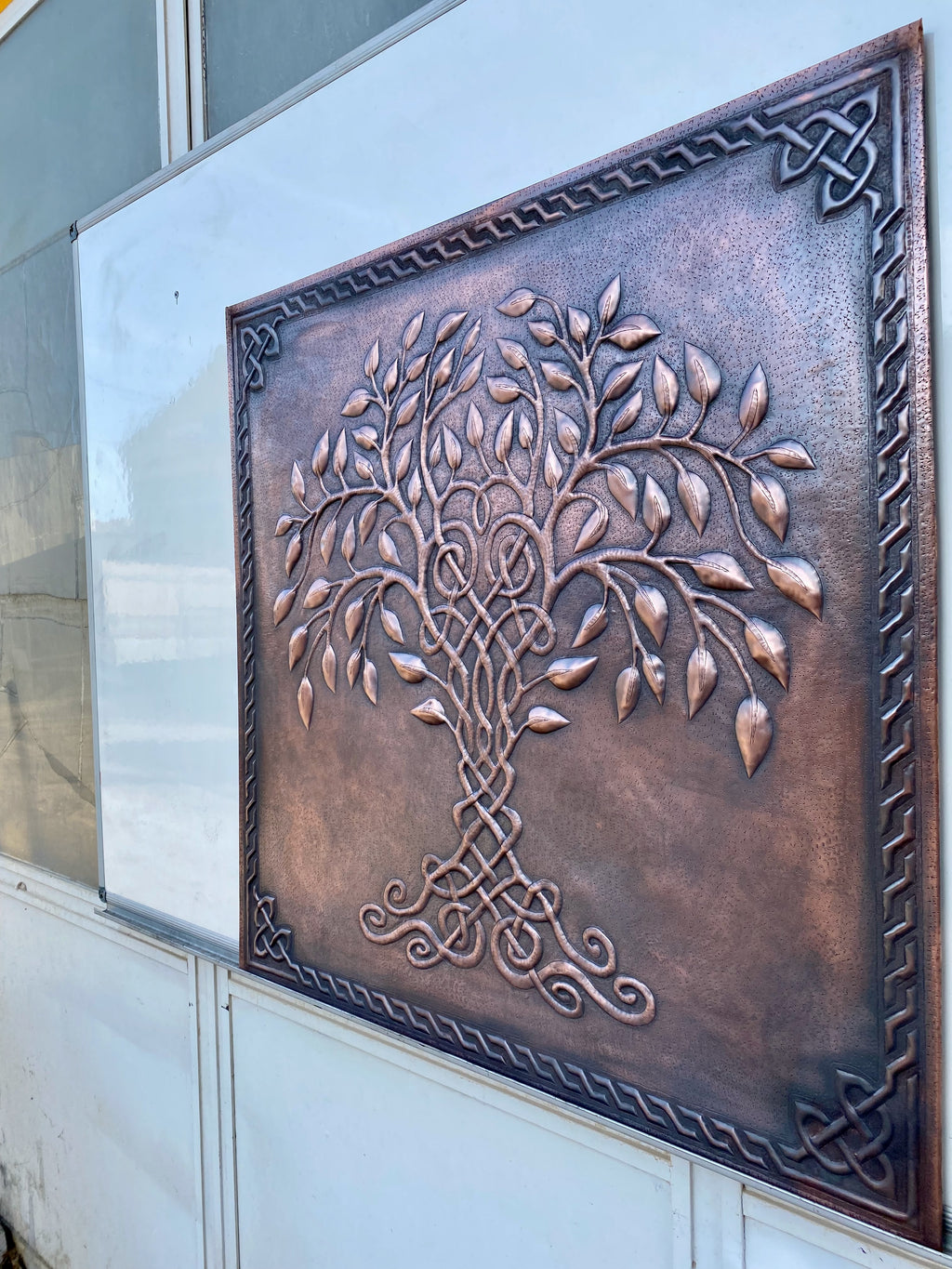 Celtic Tree of Life Copper Backsplash