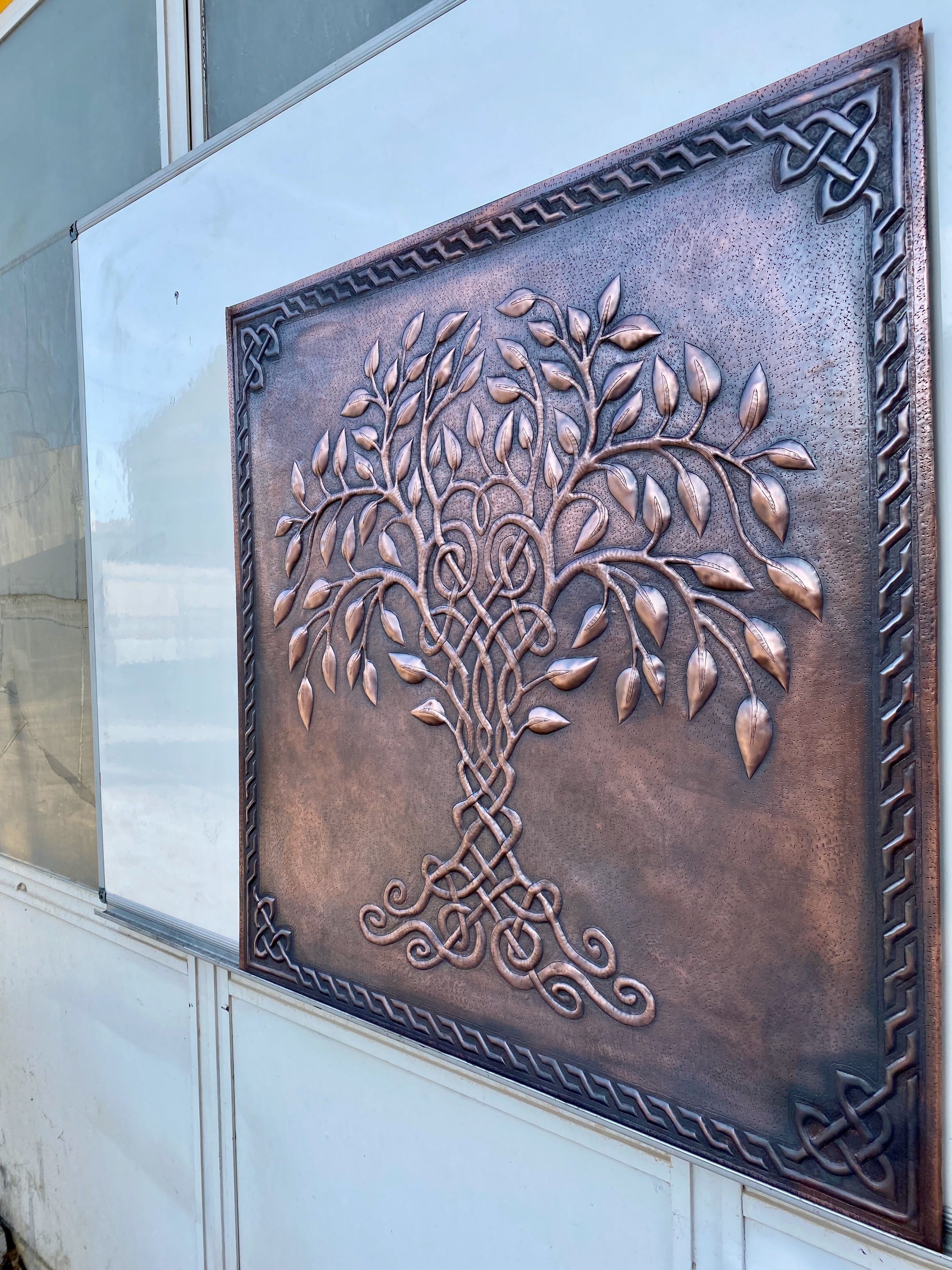 Celtic Tree of Life Copper Backsplash