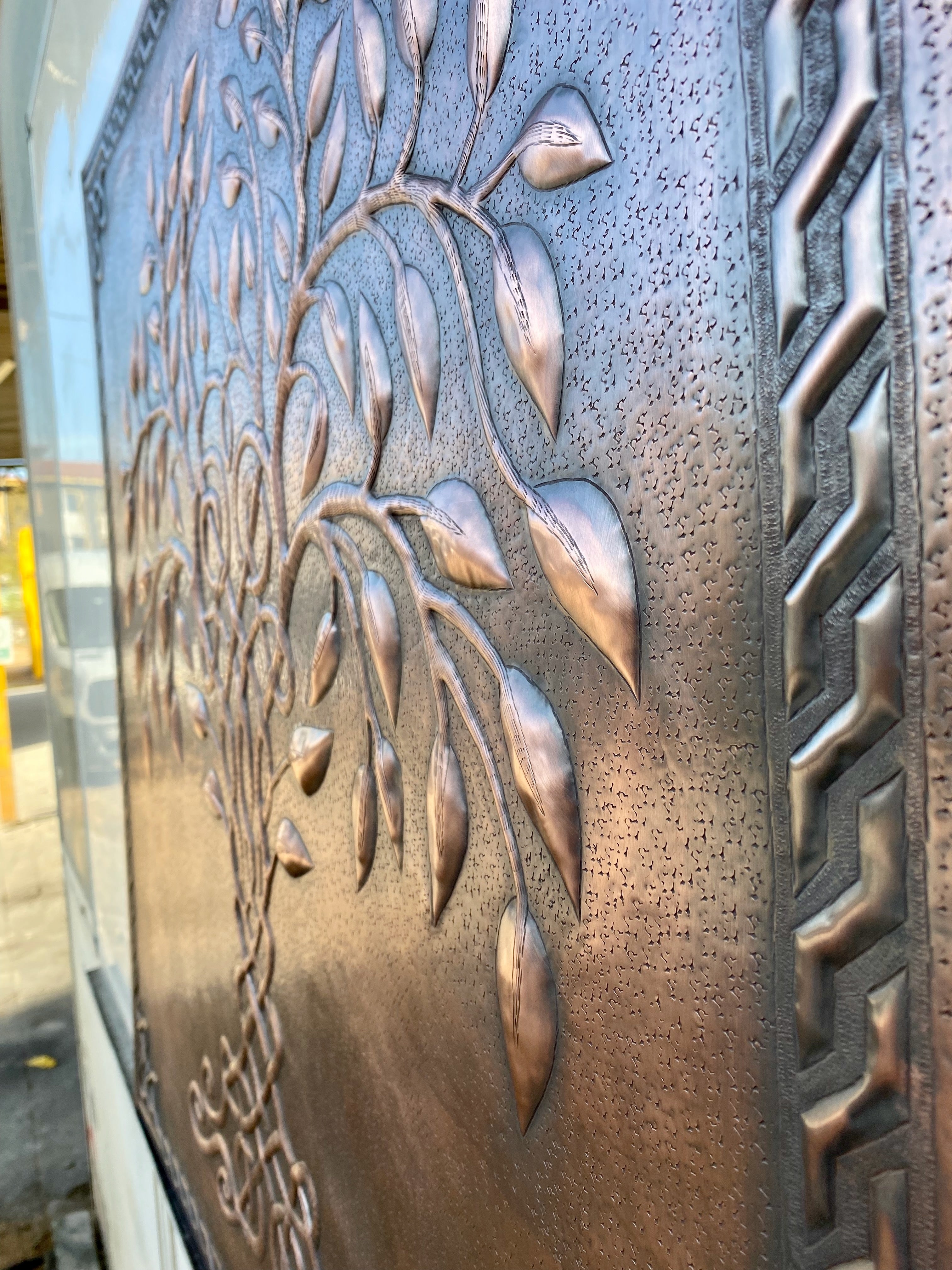 Celtic Tree of Life Copper Backsplash