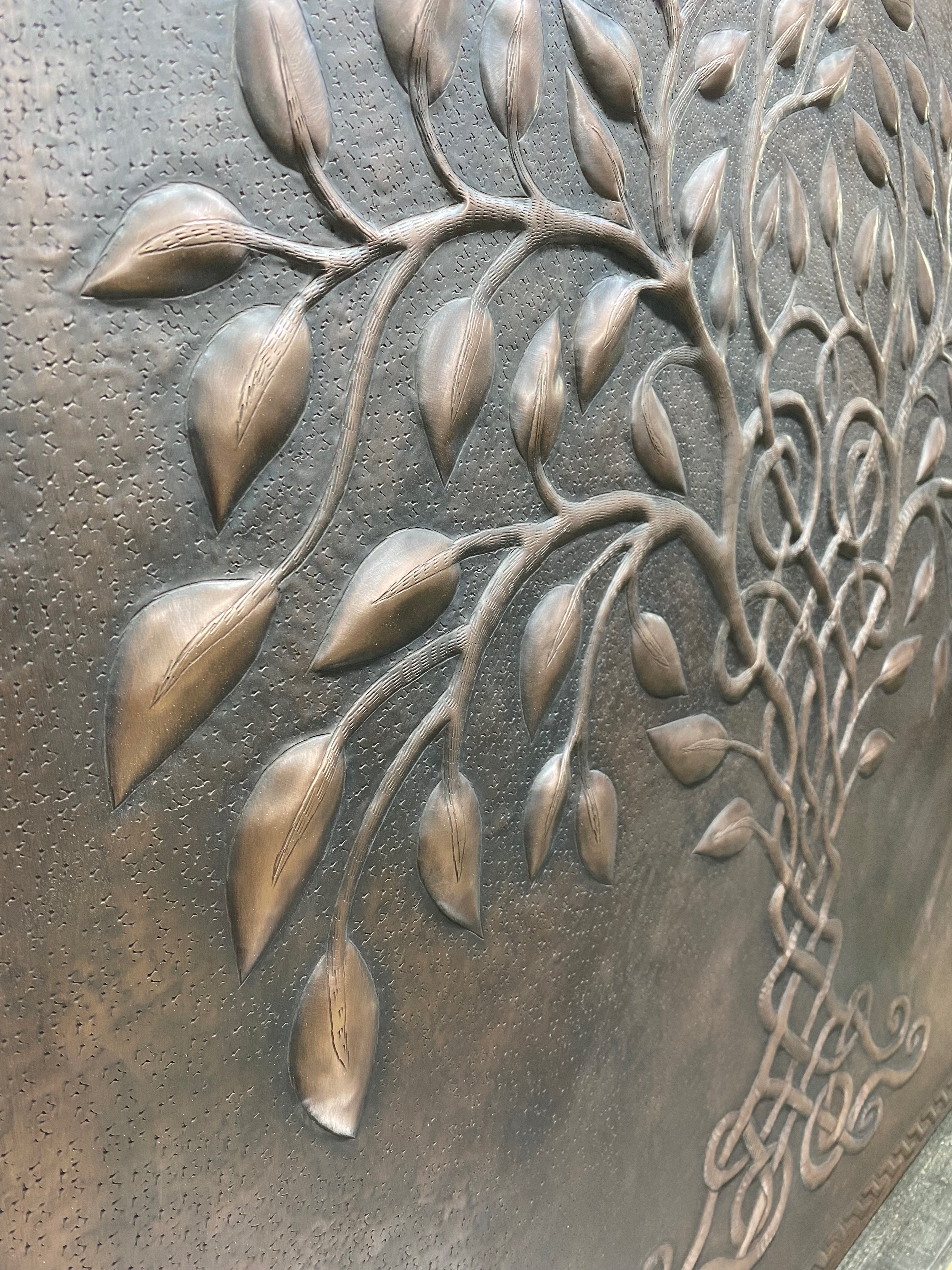 Celtic Tree of Life Copper Backsplash