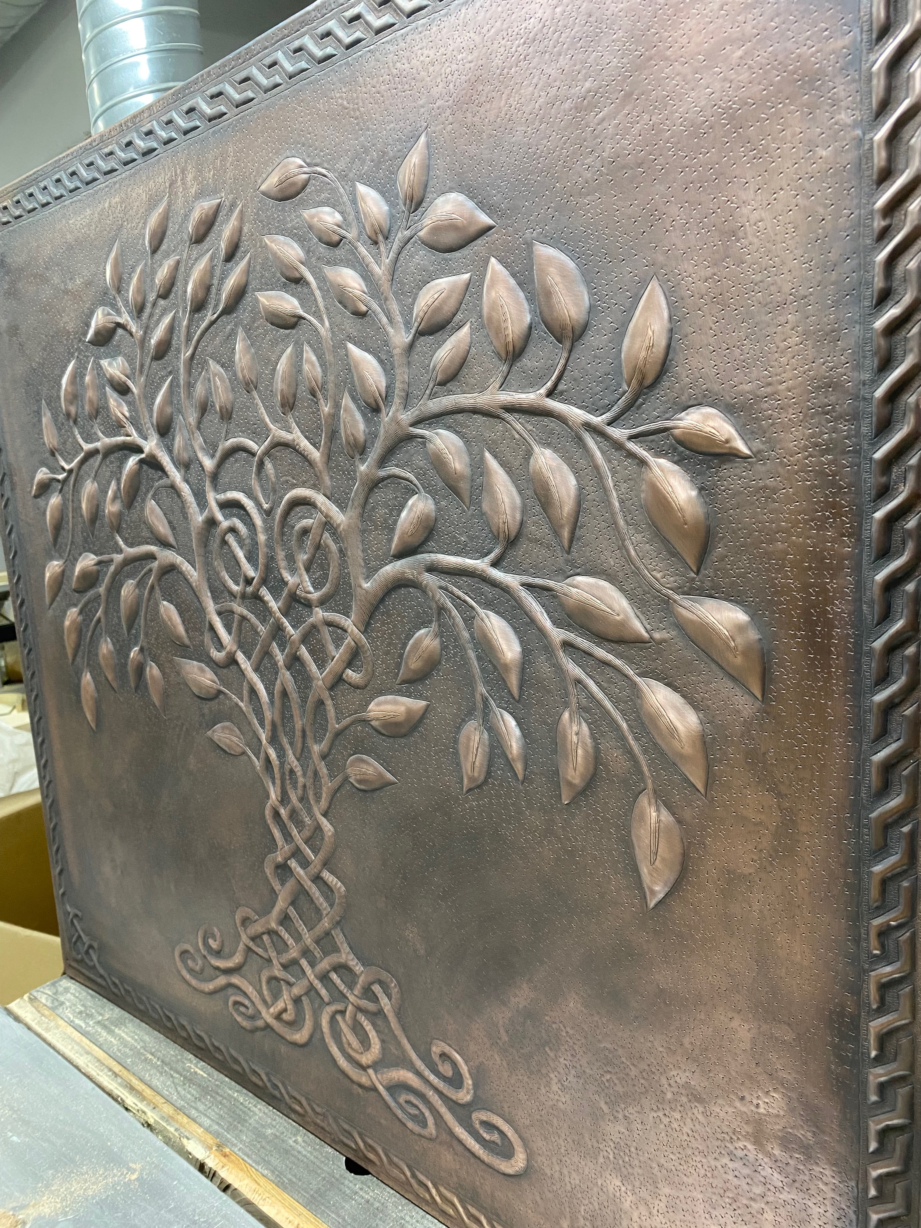 Celtic Tree of Life Copper Backsplash