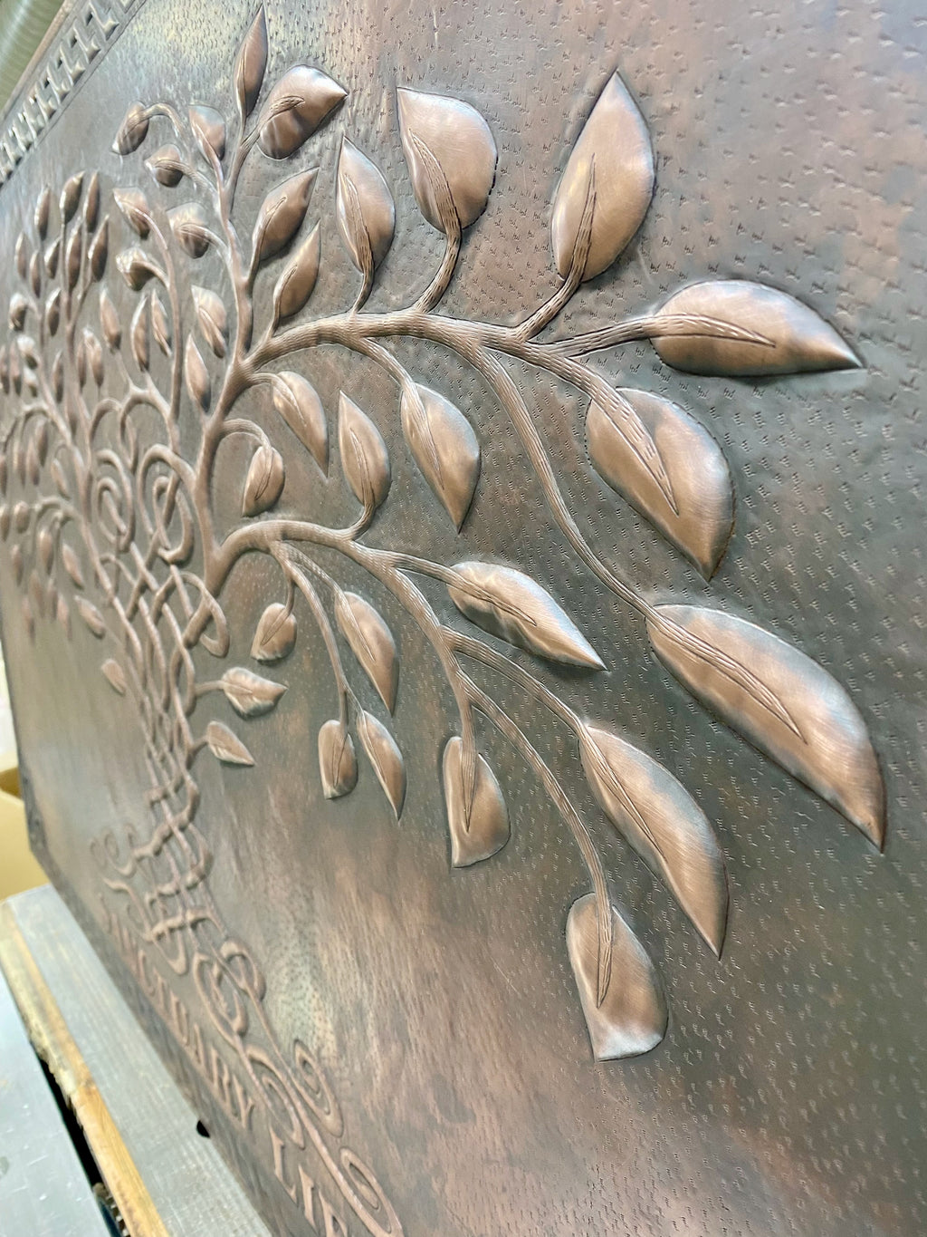 Celtic Tree of Life Copper Backsplash