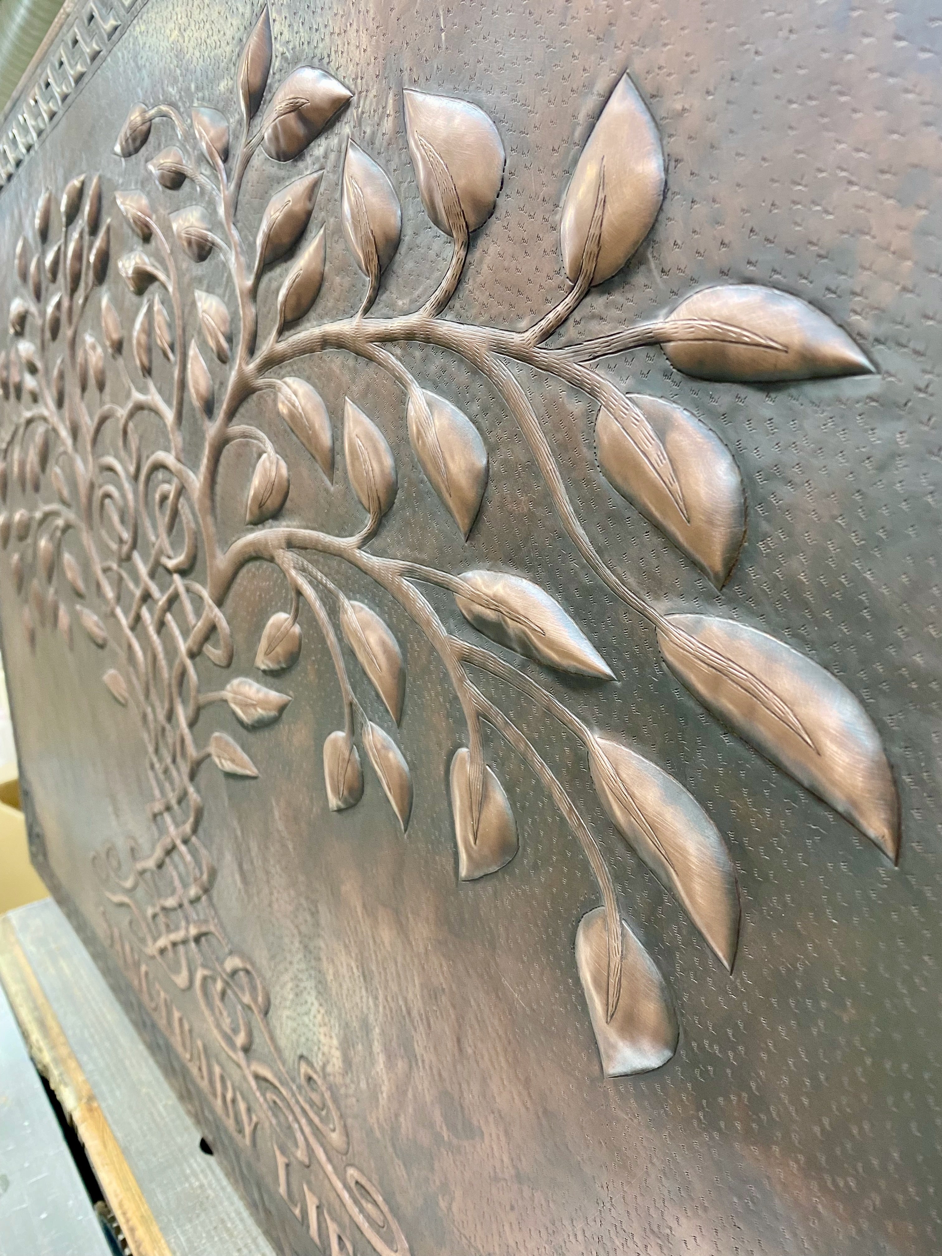 Celtic Tree of Life Copper Backsplash